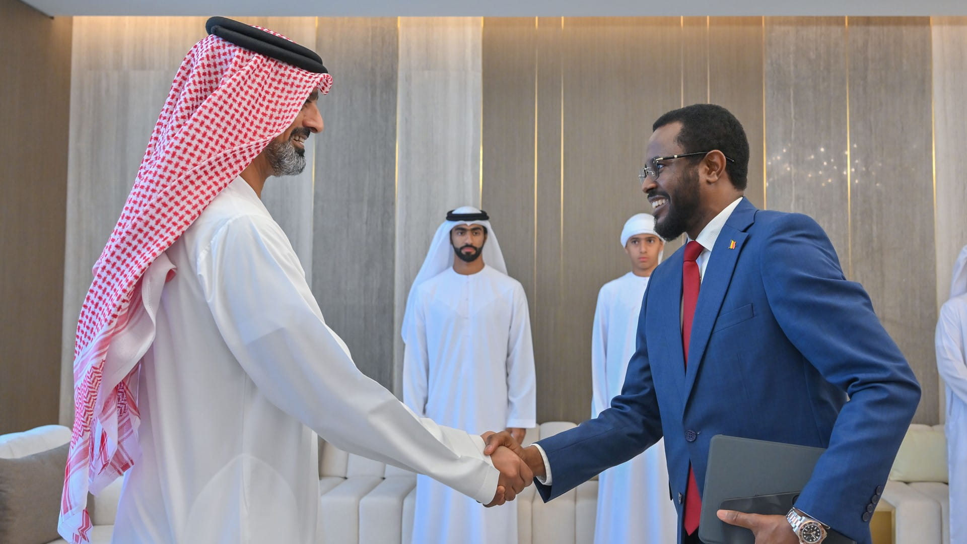 Ajman Crown Prince receives Ambassador of Chad 