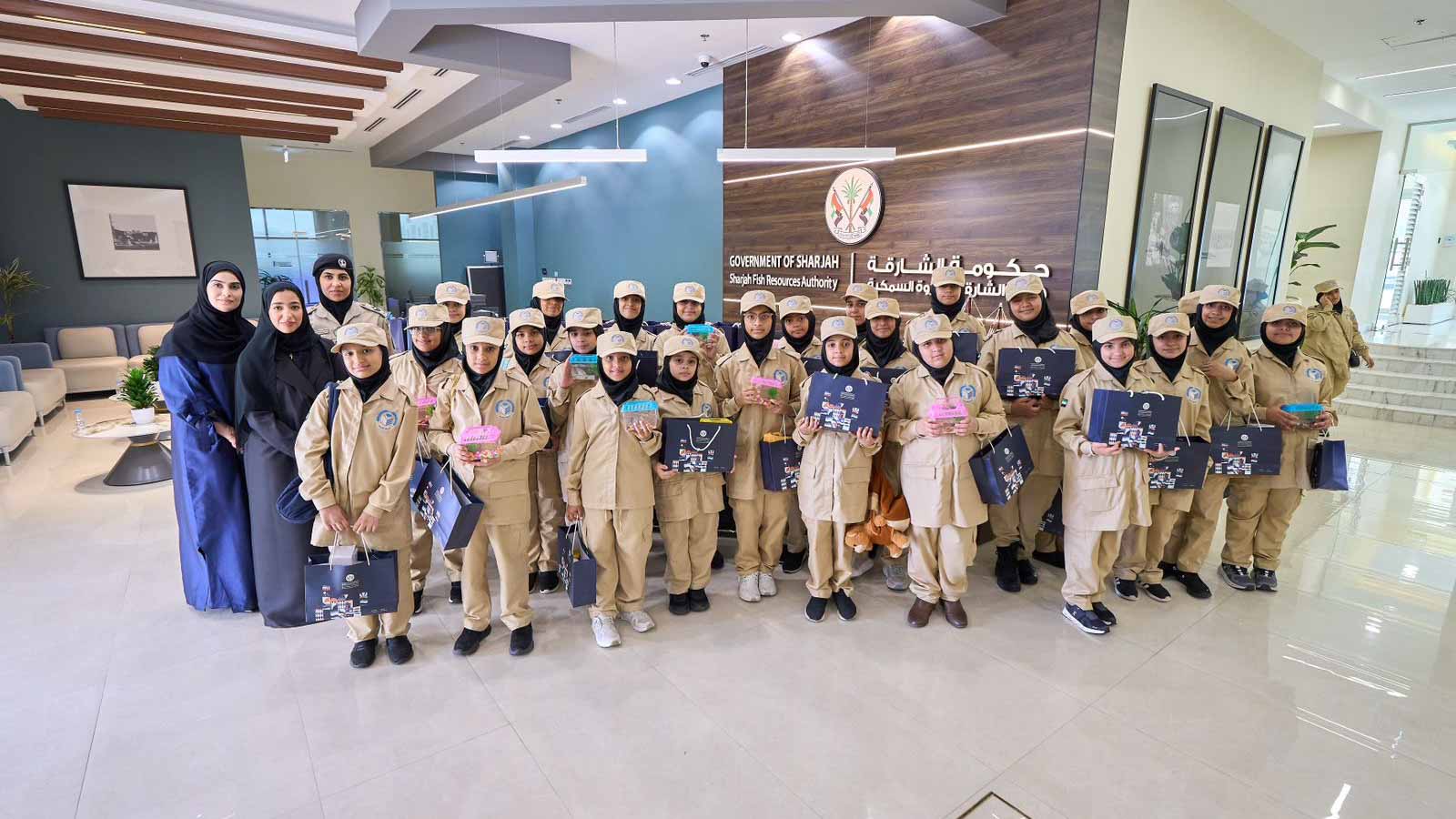 Sharjah Fish Resources Authority welcomes “Friends of Police” 