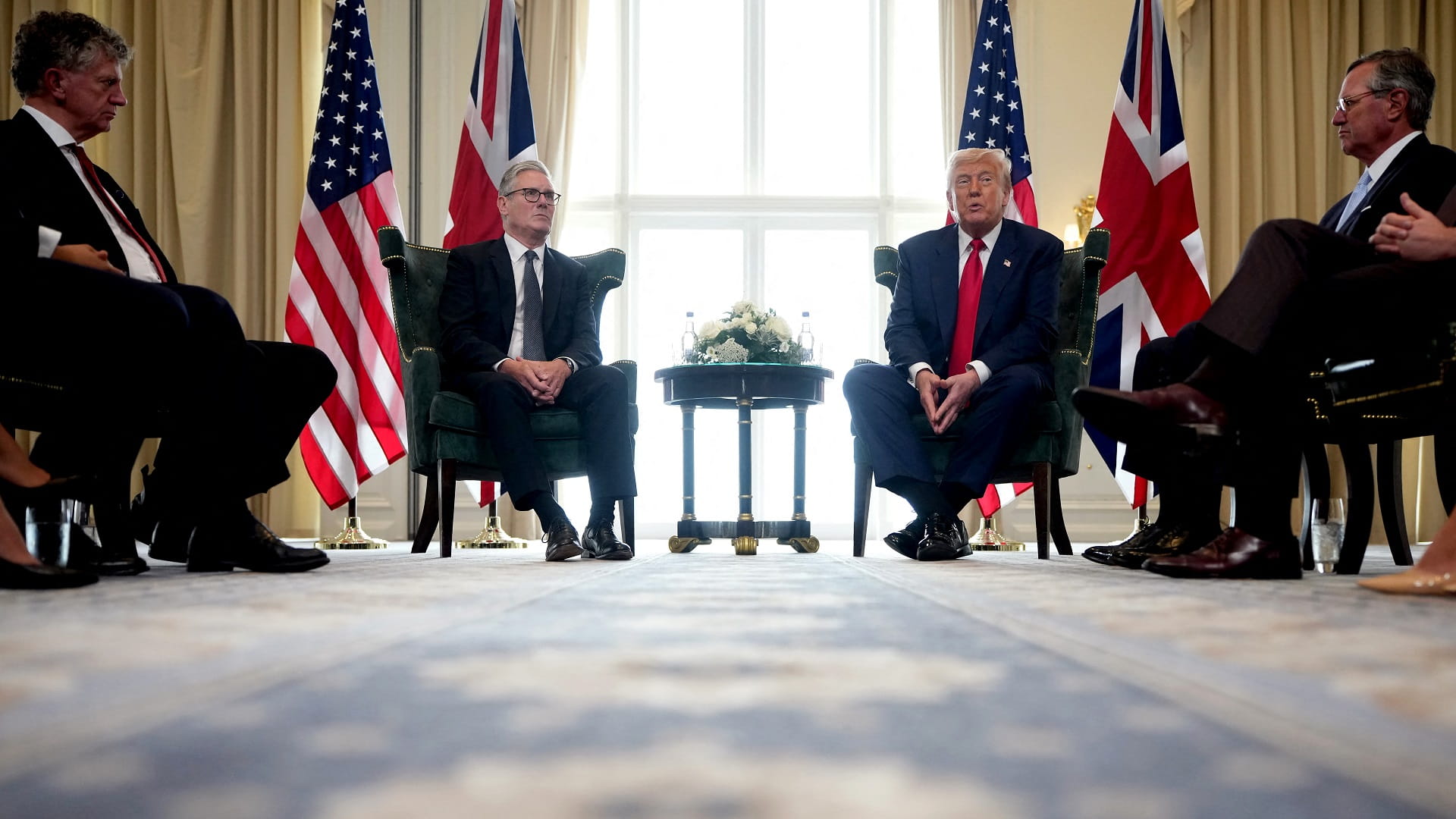 Trump slams London mayor again on UK visit