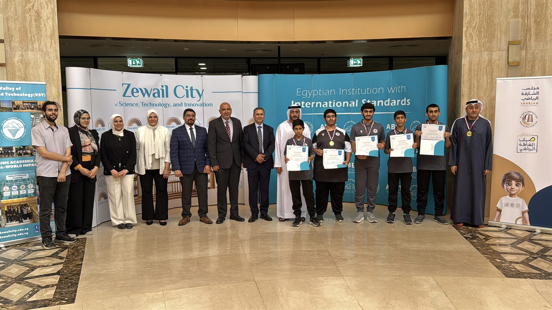 Mleiha club concludes AI programme at Egypt’s Zewail City 