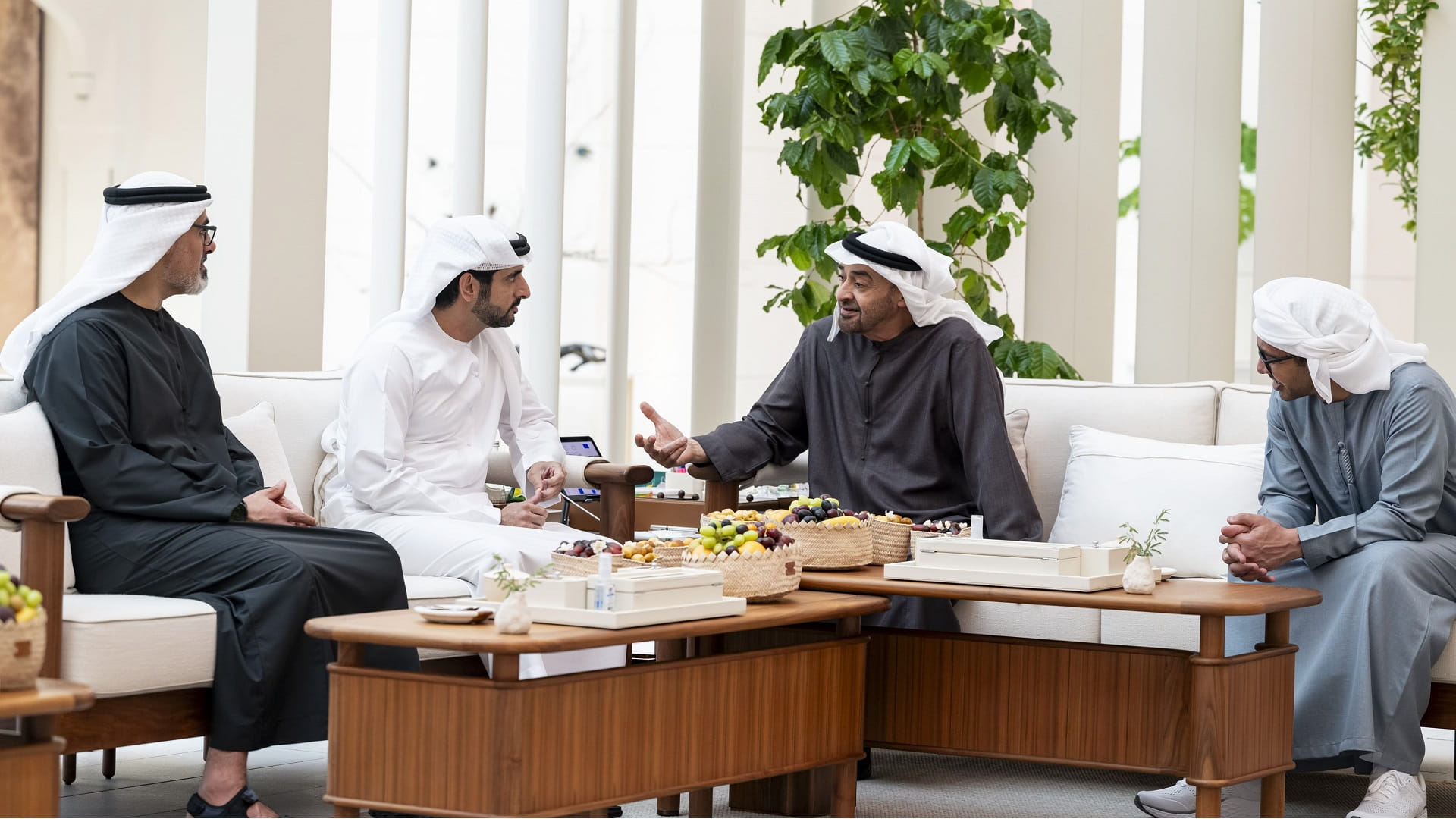 UAE President, Hamdan bin Mohammed discusses national affair 