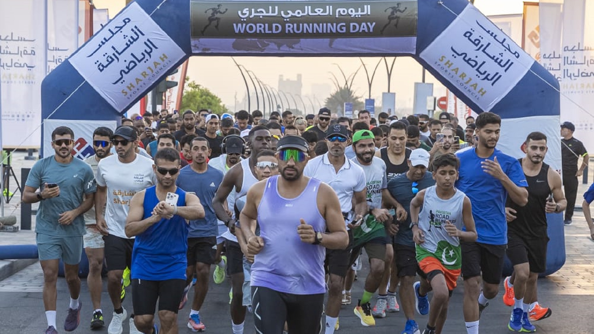 بحضور 600 مشارك... نجاح مميز لليوم العالمي للجري بالشارقة 