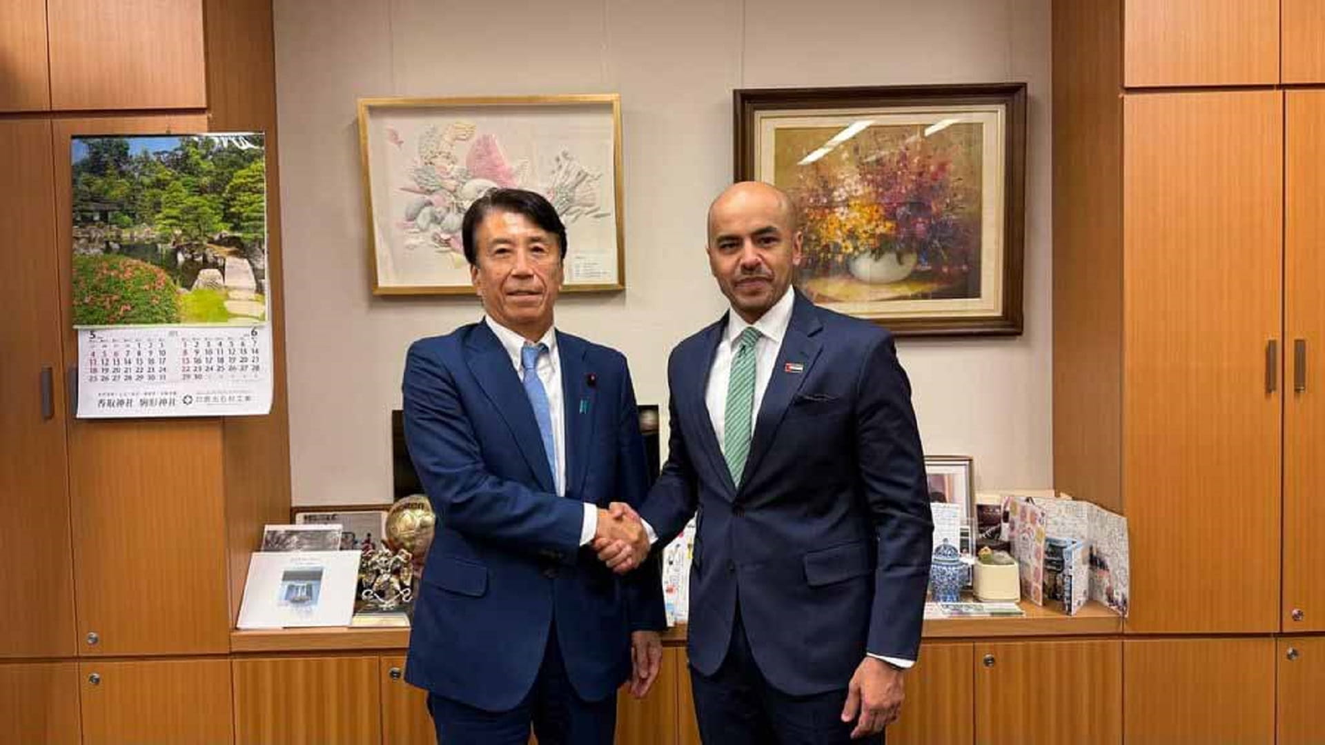 "الوطني الاتحادي" يبحث تعزيز التعاون مع البرلمان الياباني 