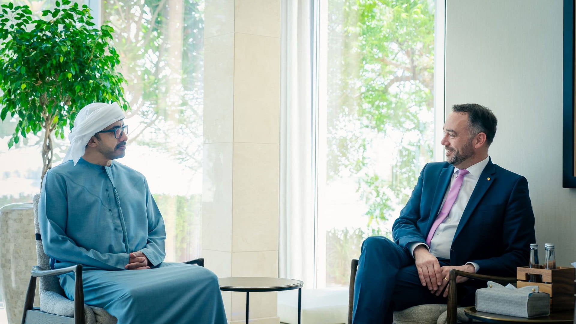 UAE FM receives Belgium's Deputy PM, Minister of Foreign Affairs