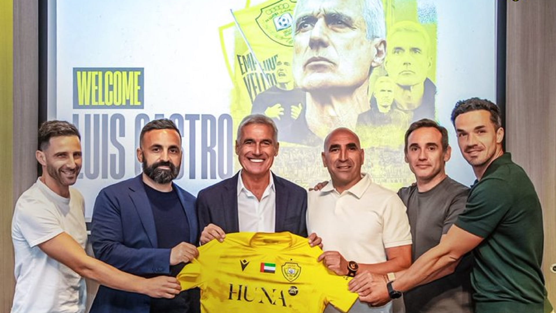 البرتغالي لويس كاسترو مدرباً لفريق كرة القدم بنادي الوصل 