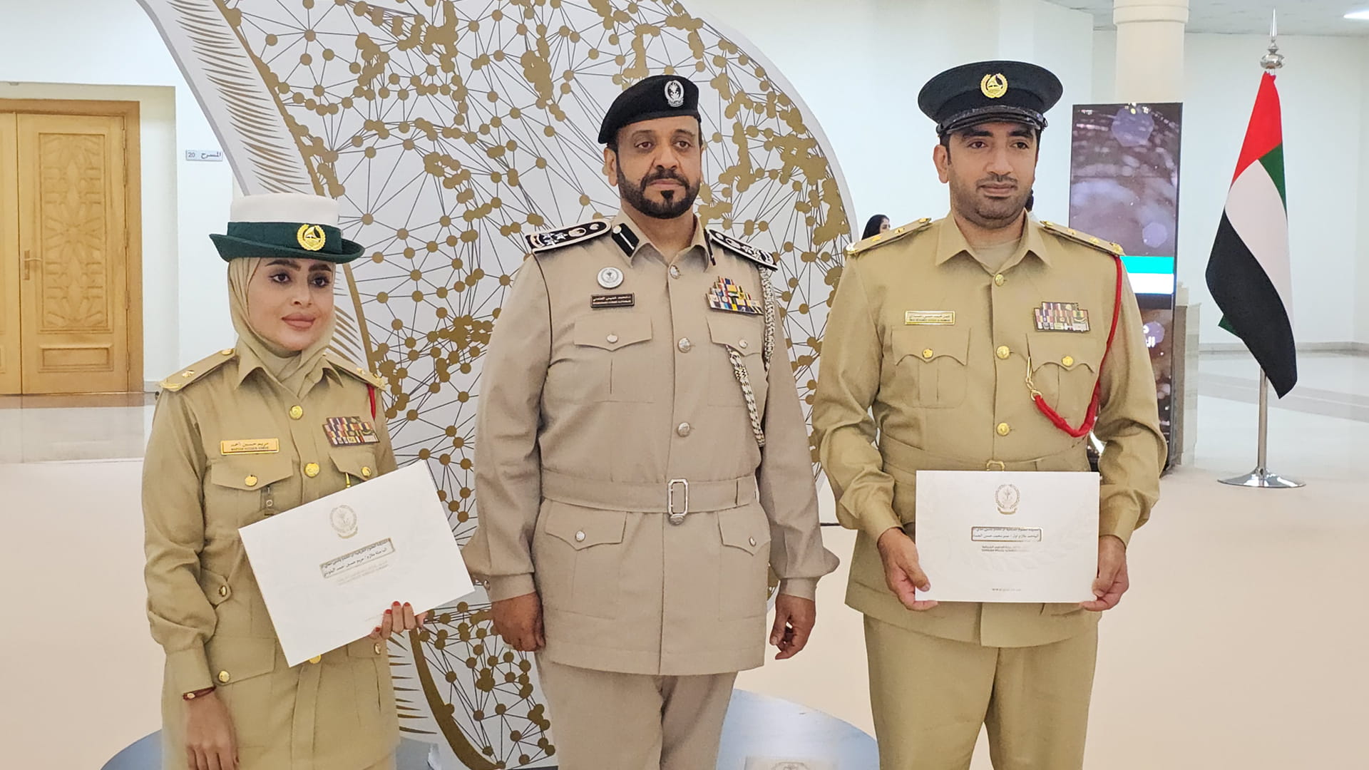 Mariam Hussein wins first place in Sharjah Police Academy Award 