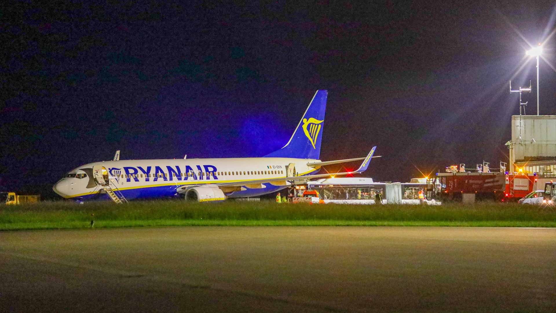 Nine injured in emergency landing of flight in Germany