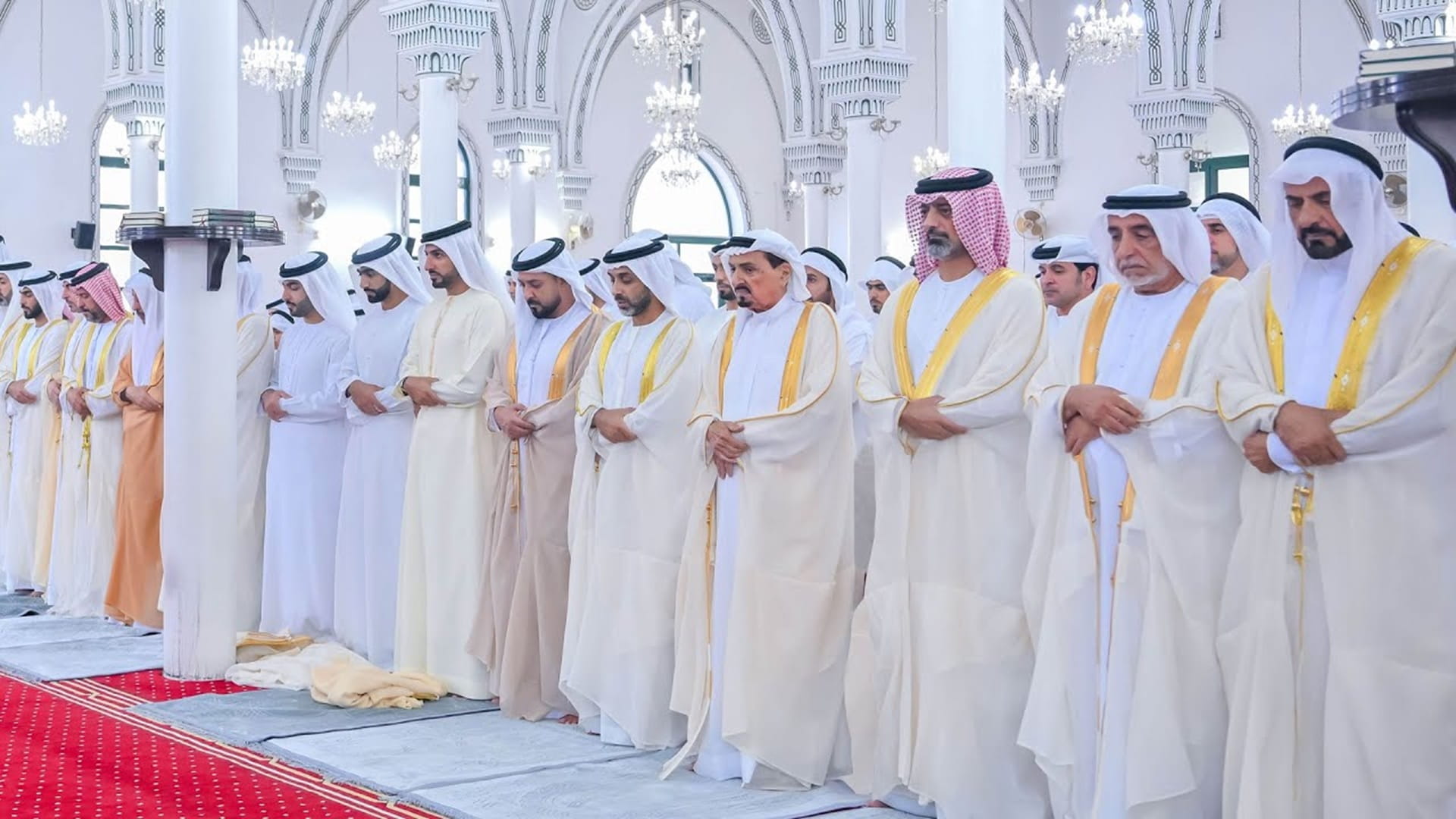 Ajman Ruler performs Eid Al Adha prayer 
