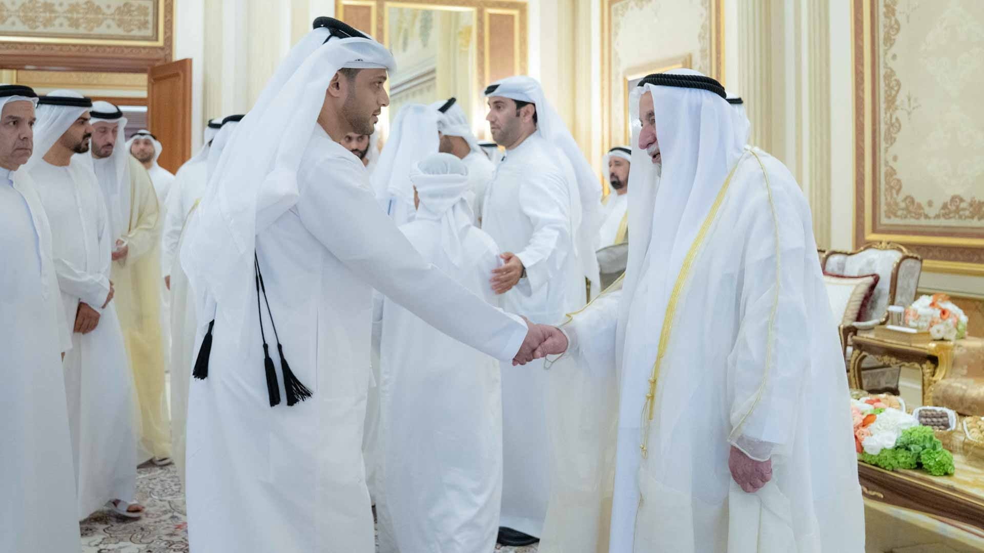 Sharjah Ruler receives Eid Al Adha well-wishers 