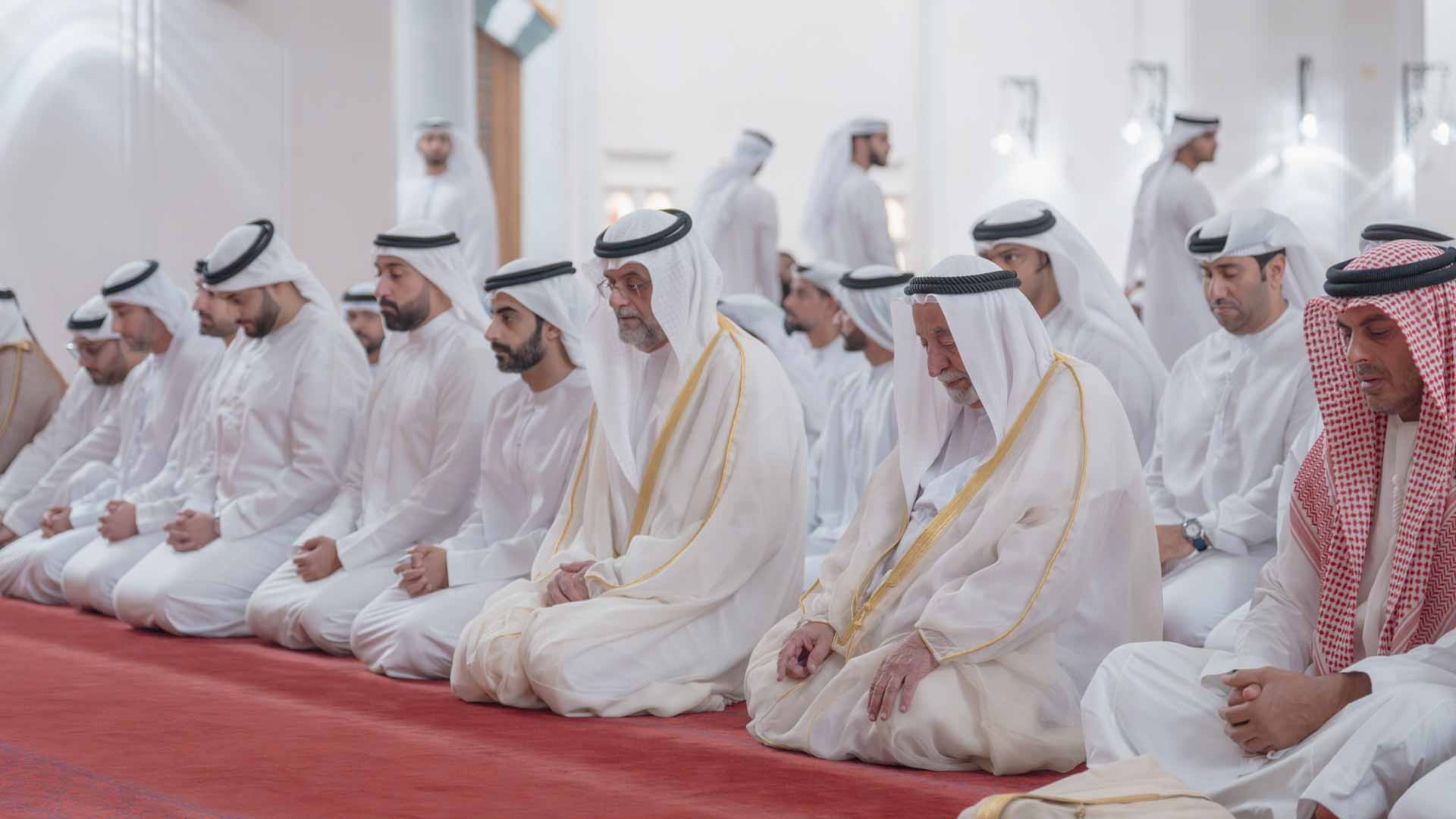Sultan Al Qasimi performs Eid Al Adha prayer at Sharjah Mosque 