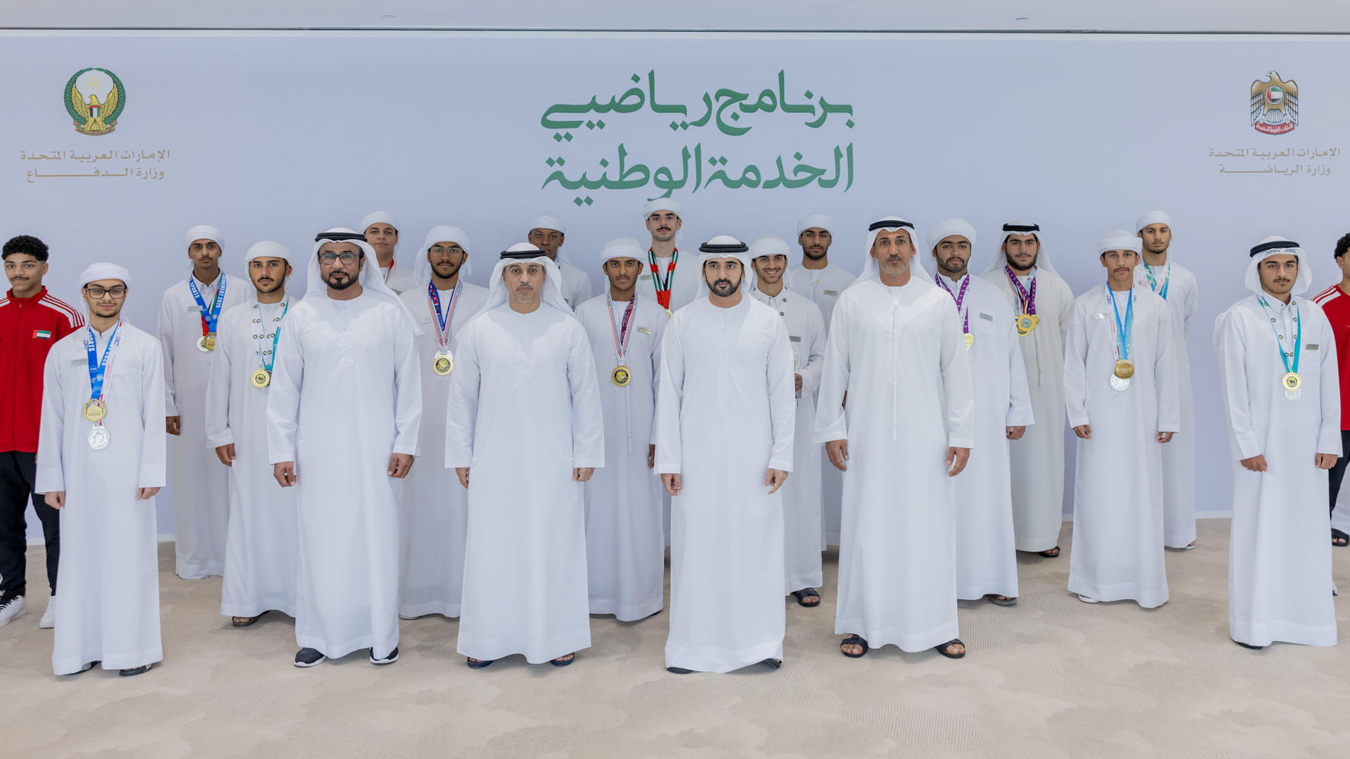 حمدان بن محمد يشهد إطلاق برنامج "رياضيي الخدمة الوطنية" 