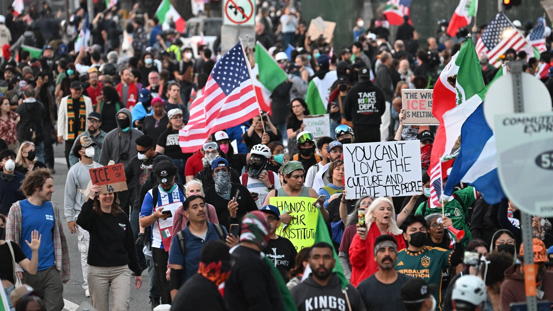 اندلاع مظاهرات في أتلانتا احتجاجاً على حملات ترحيل المهاجرين 