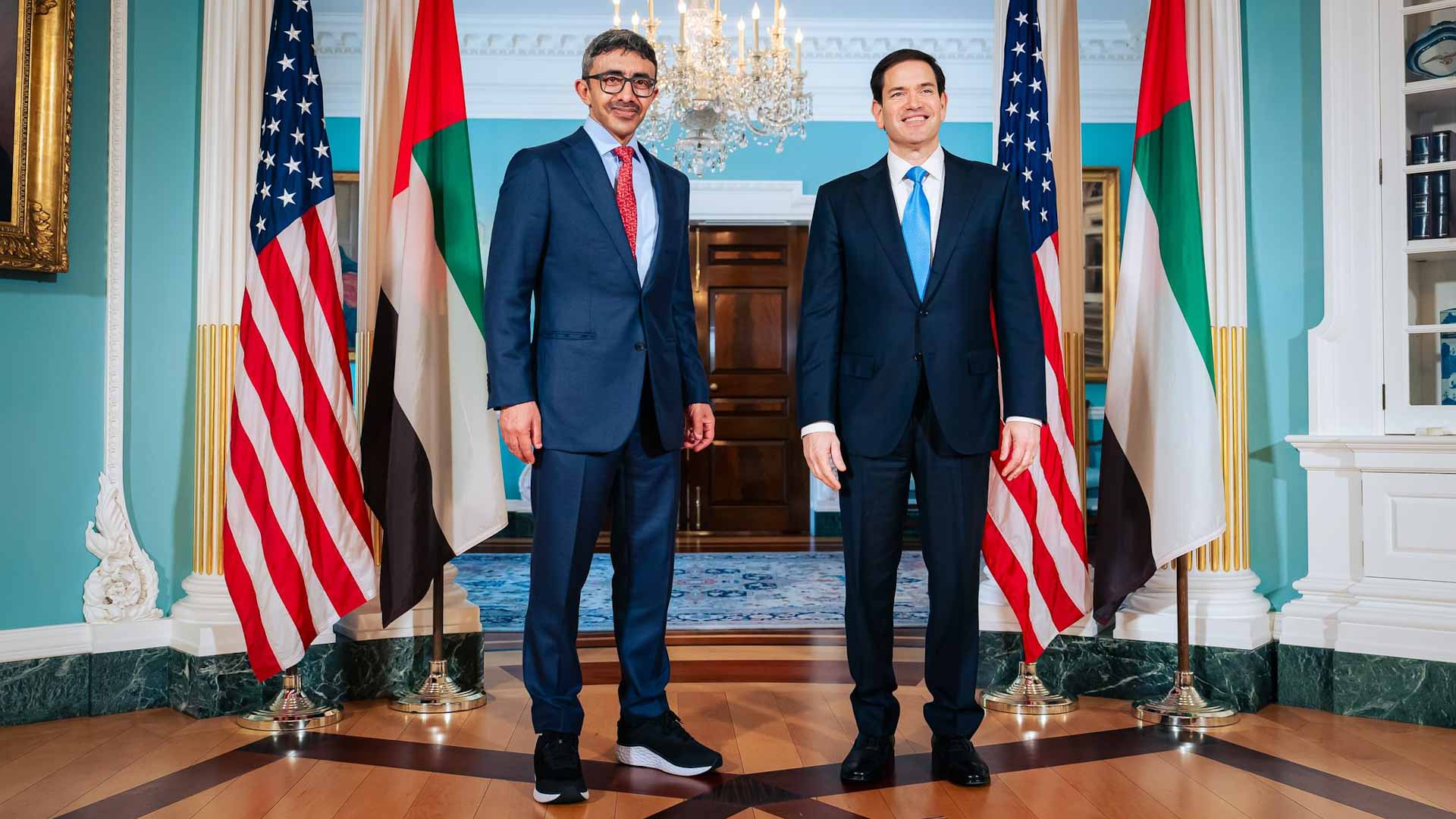 Abdullah bin Zayed, US Secretary of State discuss ties 