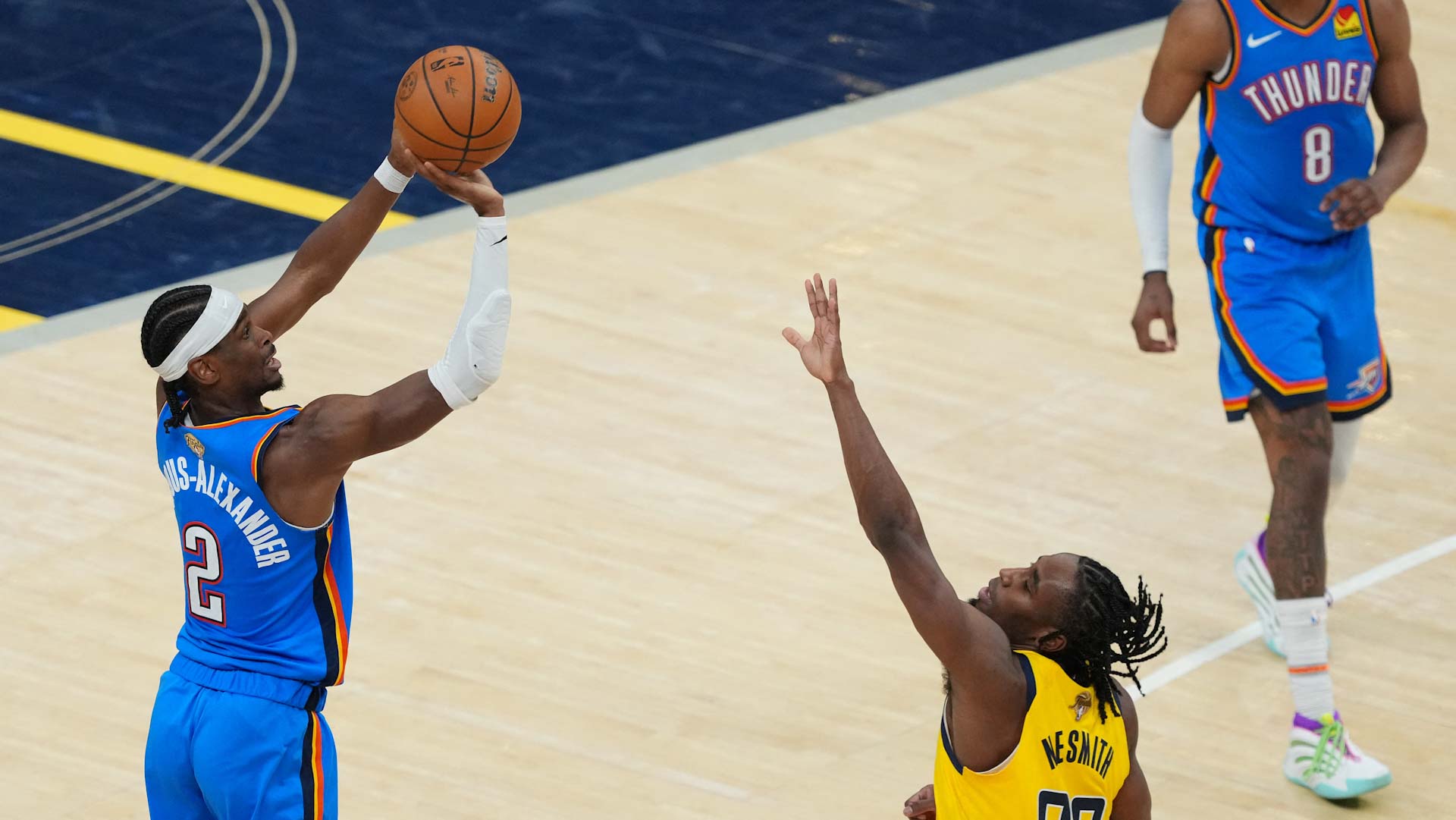 أوكلاهوما سيتي يعادل النتيجة مع إنديانا في نهائي السلة الأميركية 