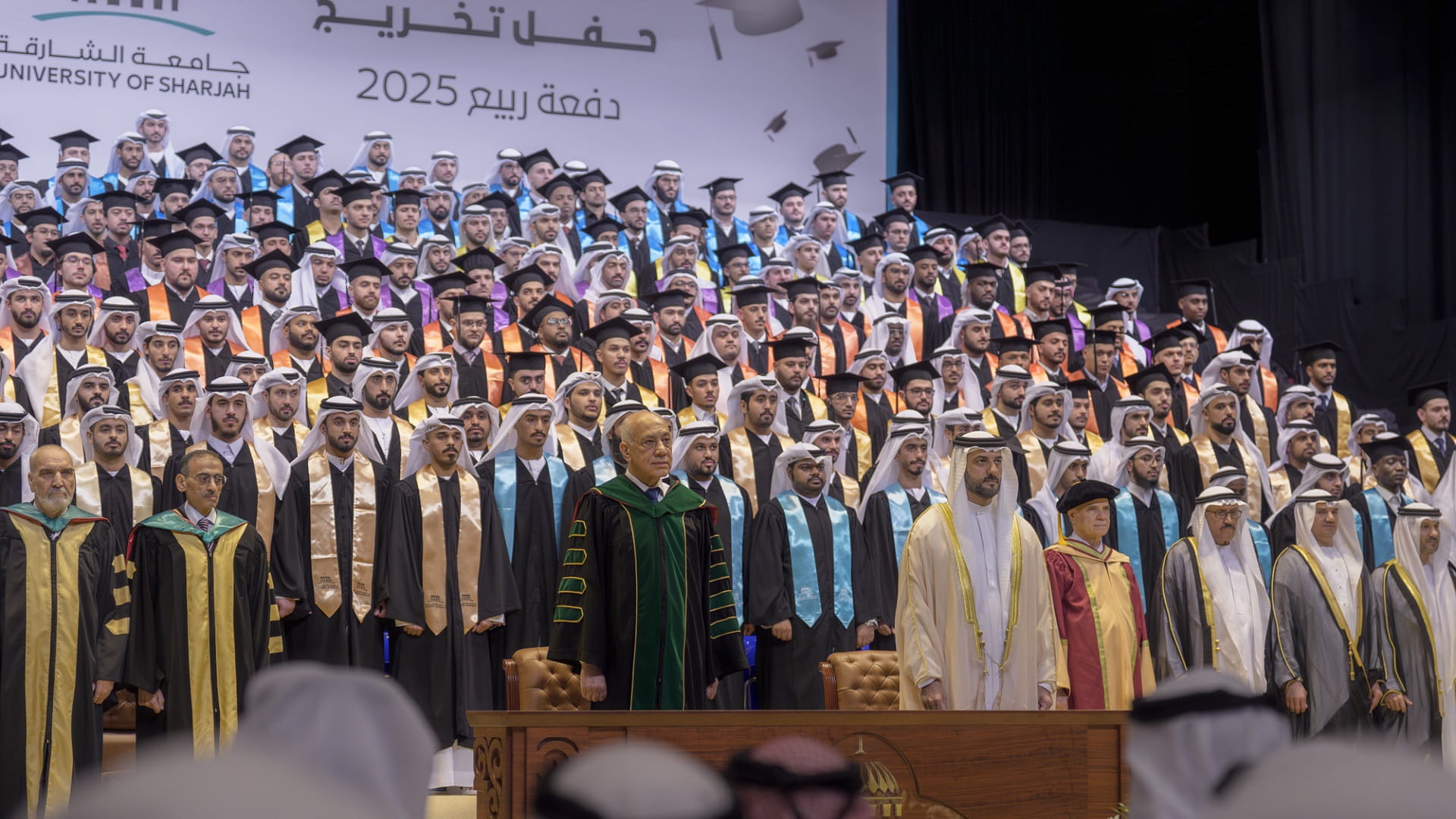 Sultan bin Ahmed attends Sharjah University 2025 graduation 