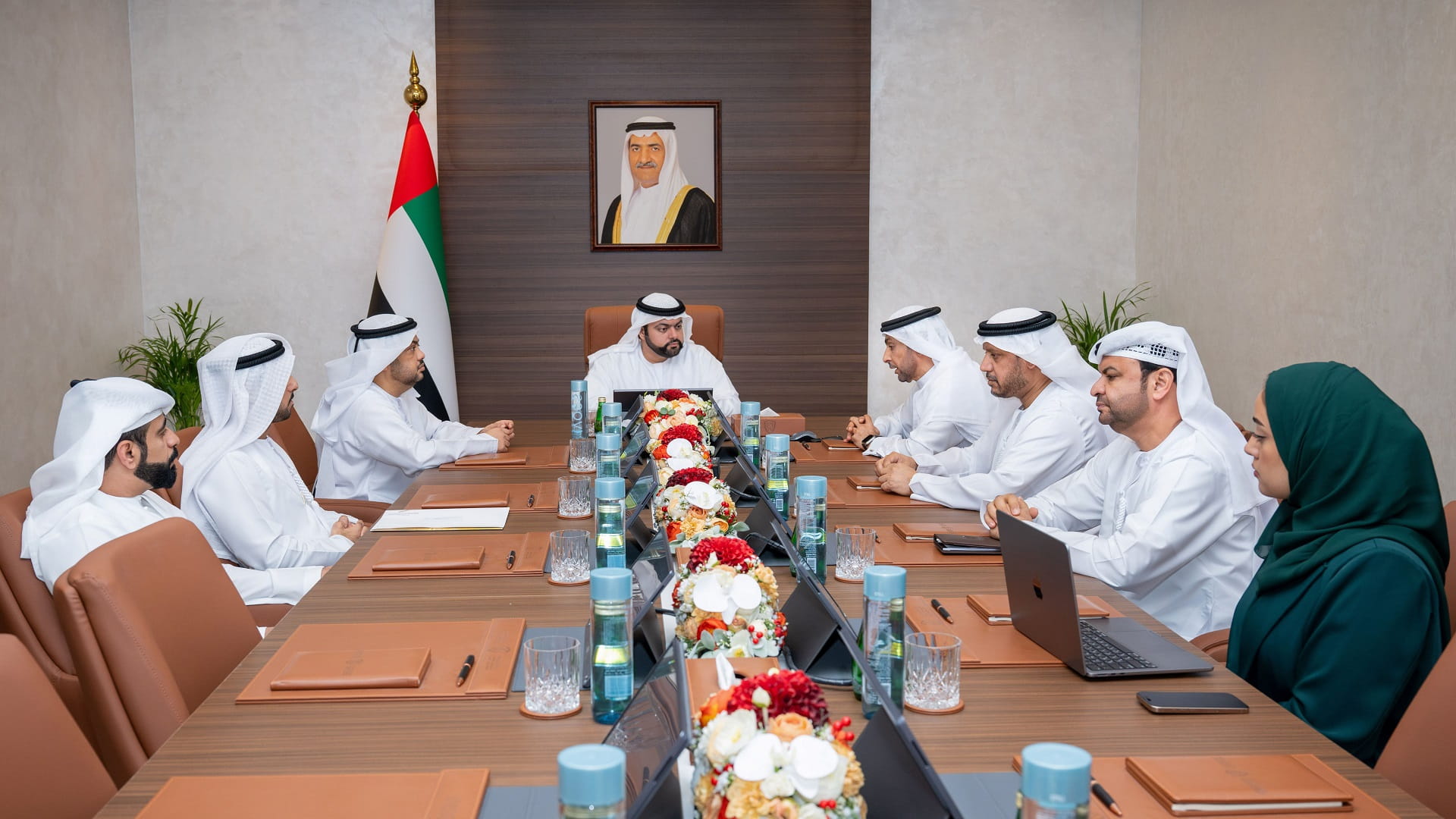 Mohammed Al Sharqi meets Chairman of Fujairah Chamber 