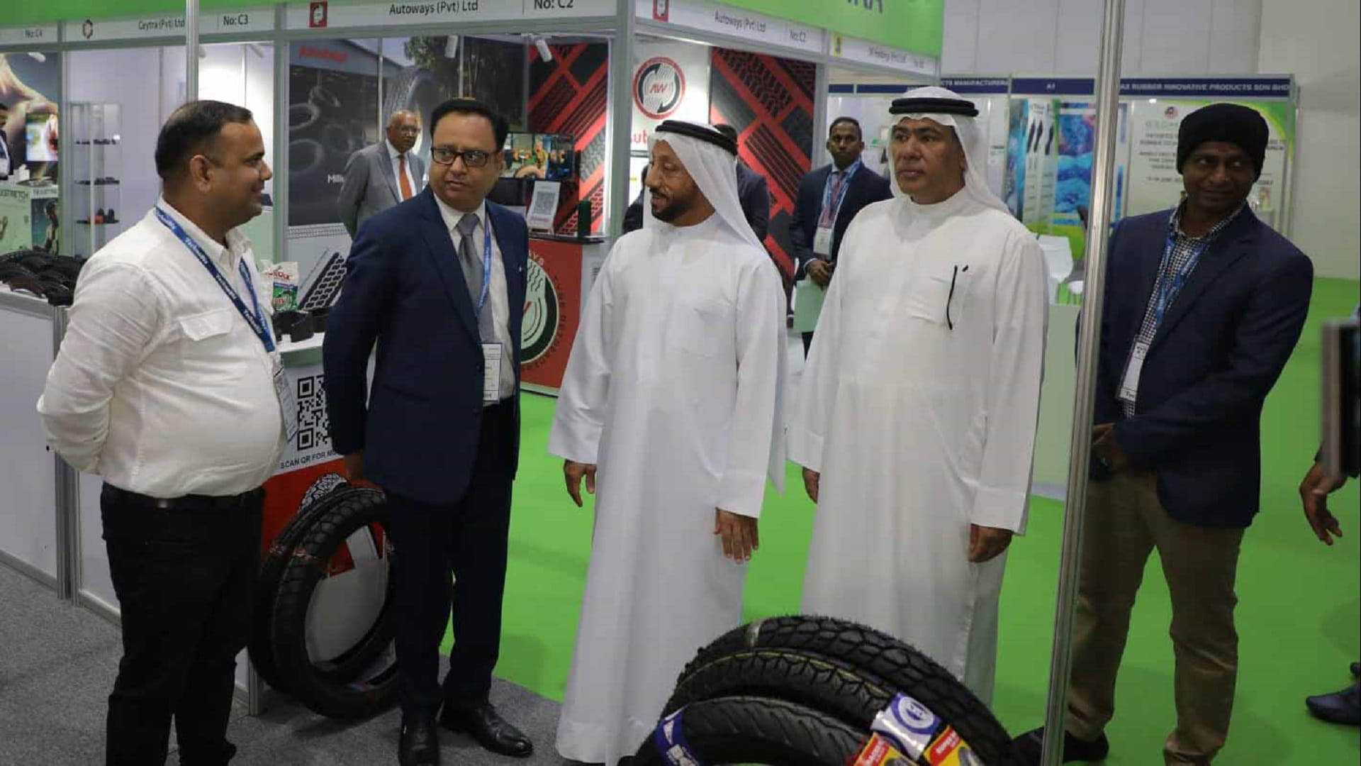معرض الشرق الأوسط للمطاط والإطارات ينطلق في إكسبو الشارقة 
