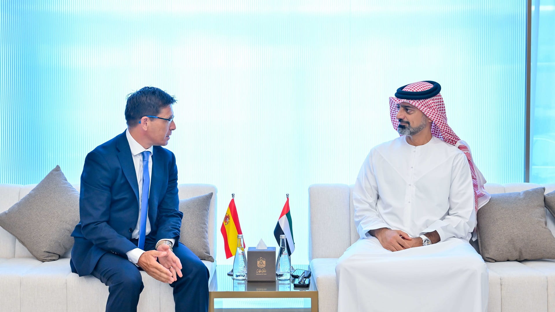 Ajman Crown Prince receives Ambassador of Spain 