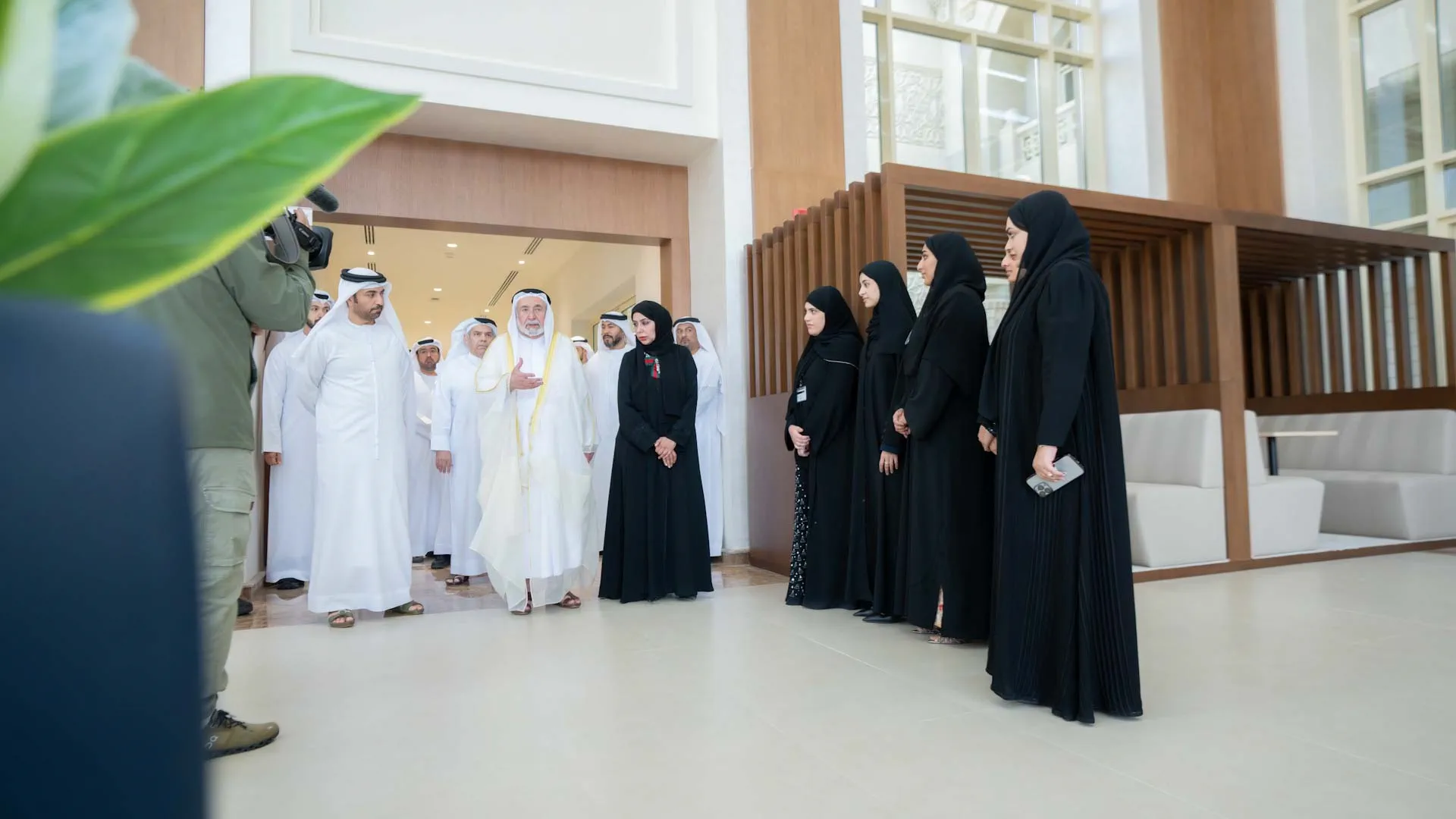 During his highness tour