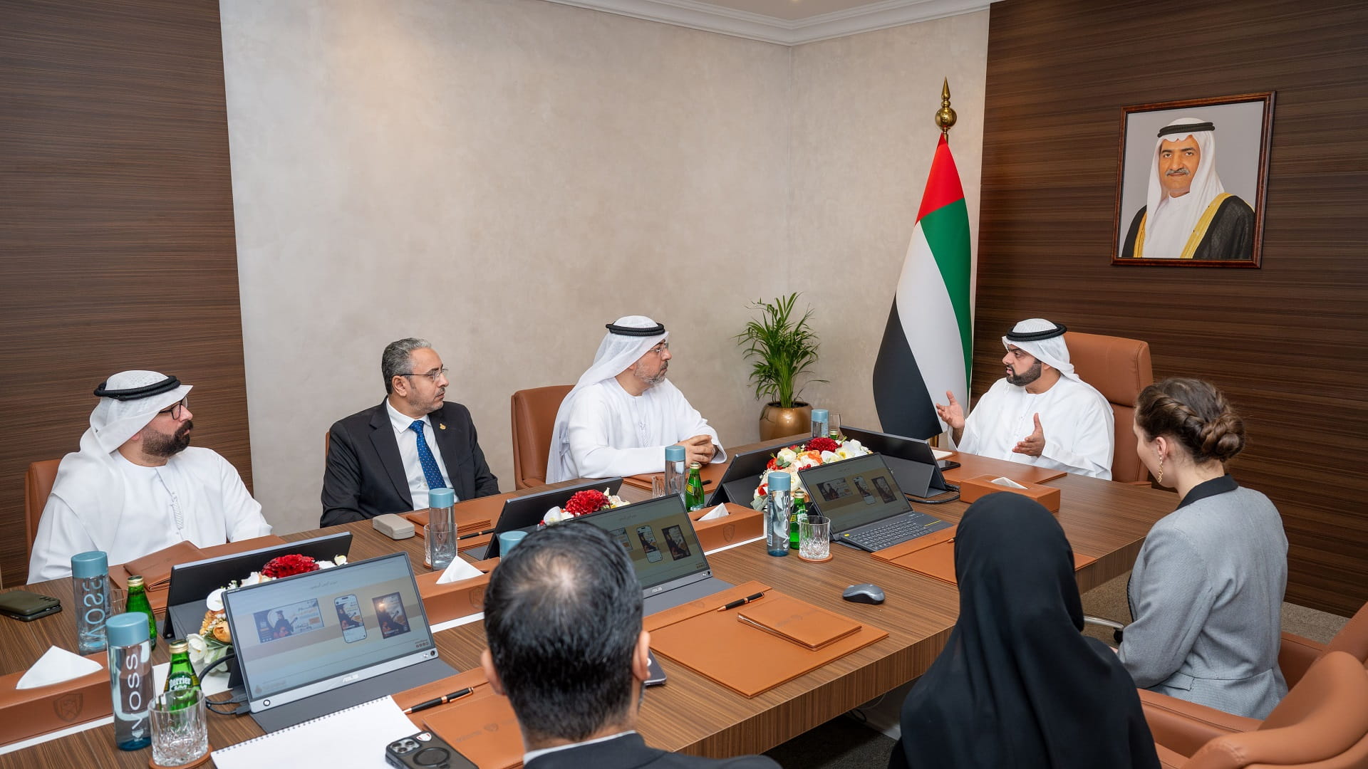 Fujairah CP briefed on Fujairah Fine Arts Academy's Music Diploma 