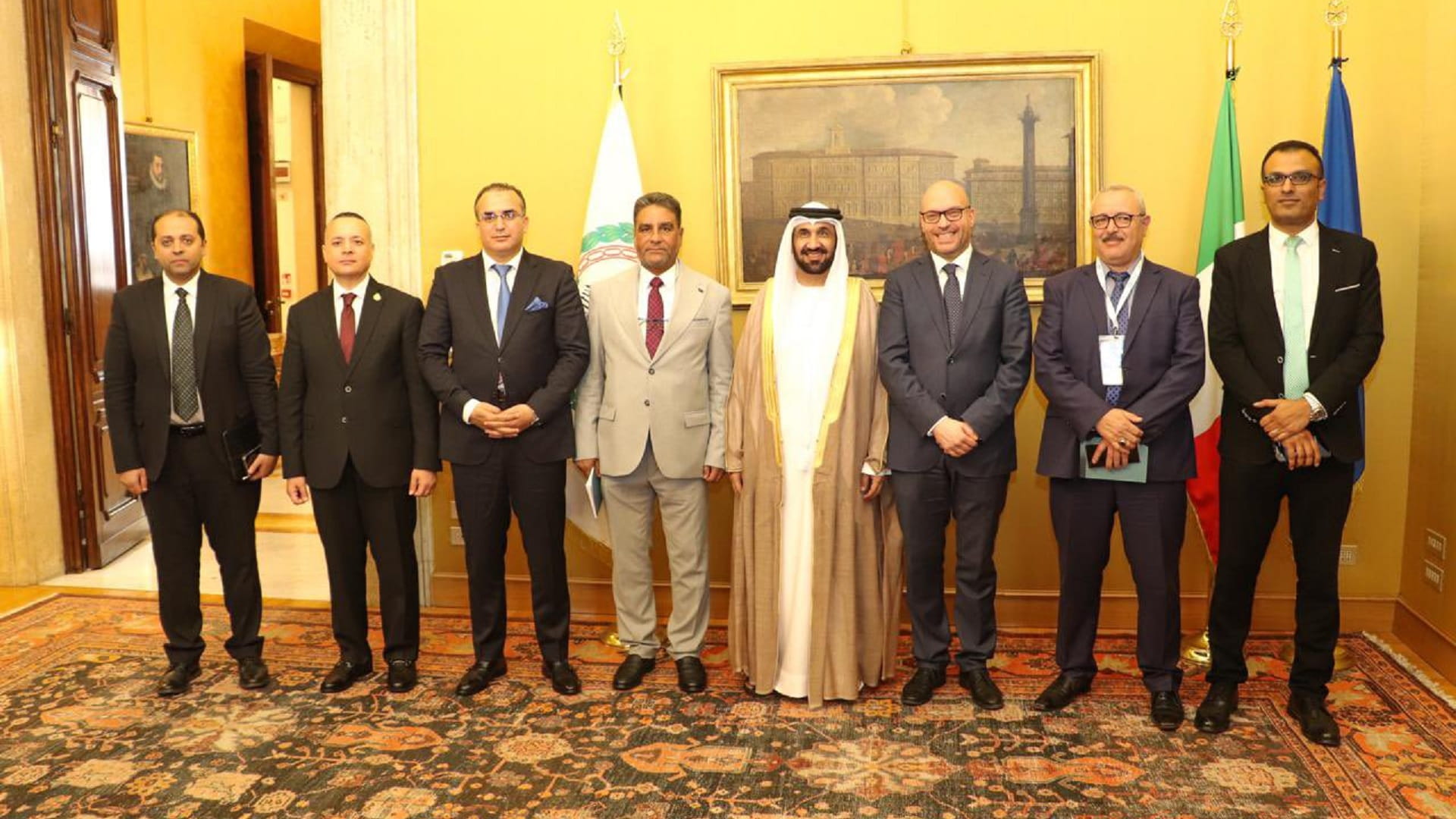 البرلمان العربي يطالب إيطاليا الاعتراف رسمياً بالدولة الفلسطينية 