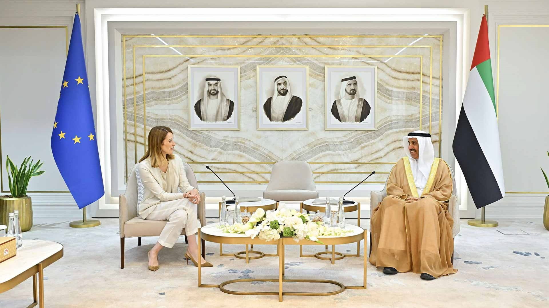Ghobash, EU Parliament president discuss stronger UAE–EU ties 