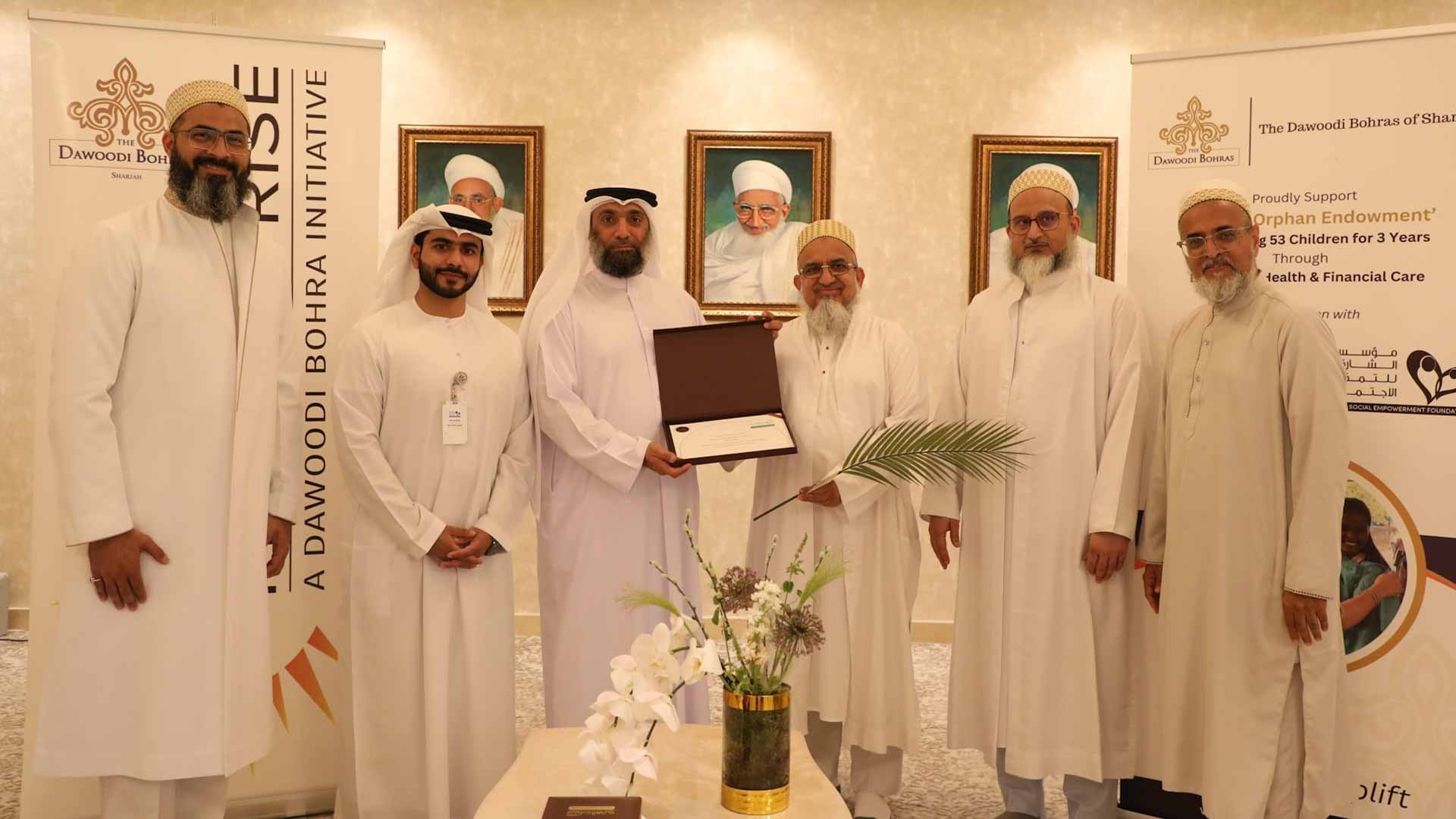 SSEF receives donation from Sultan of Dawoodi Bohra Community 