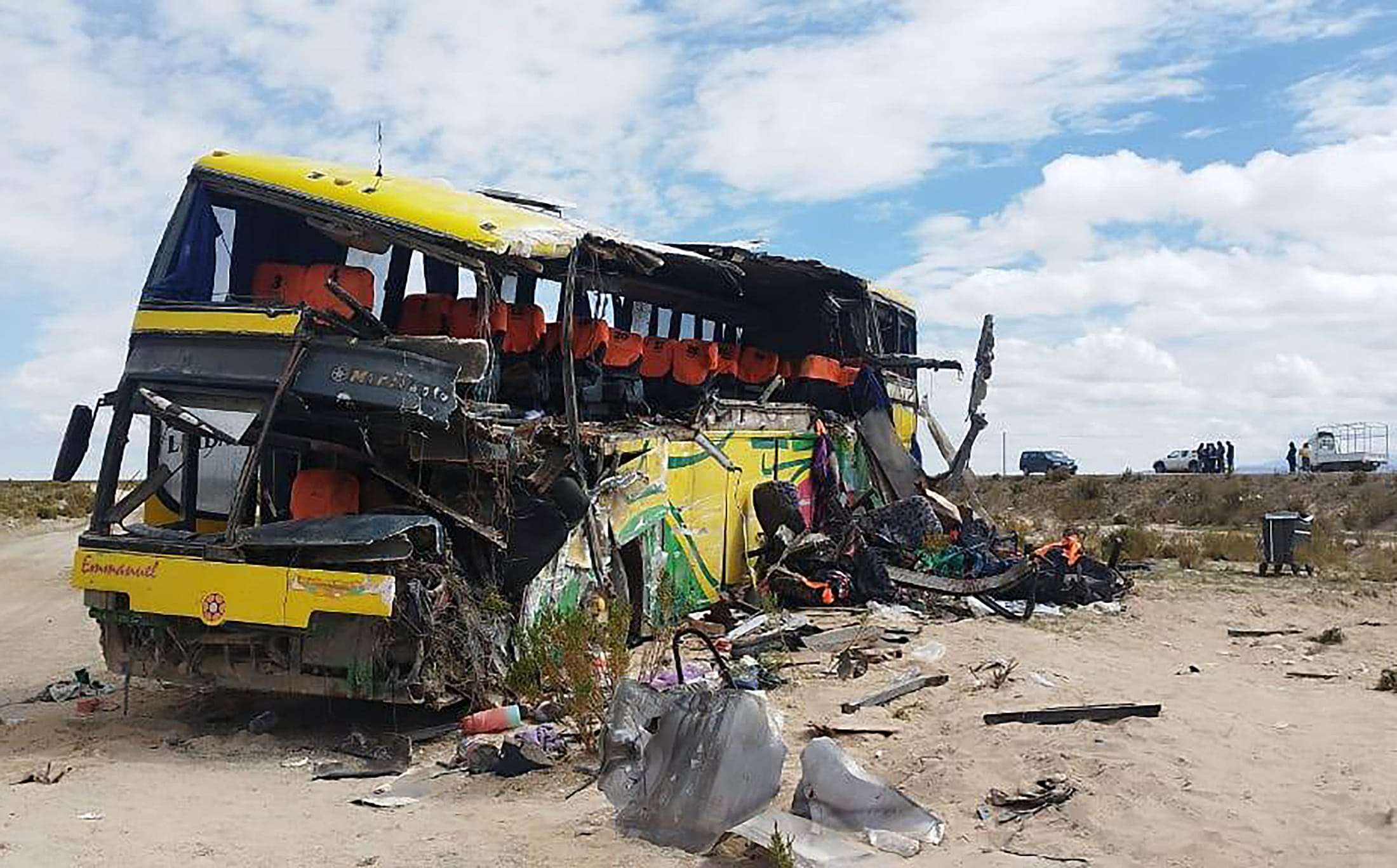 At least 37 dead in Bolivia after two buses collide 
