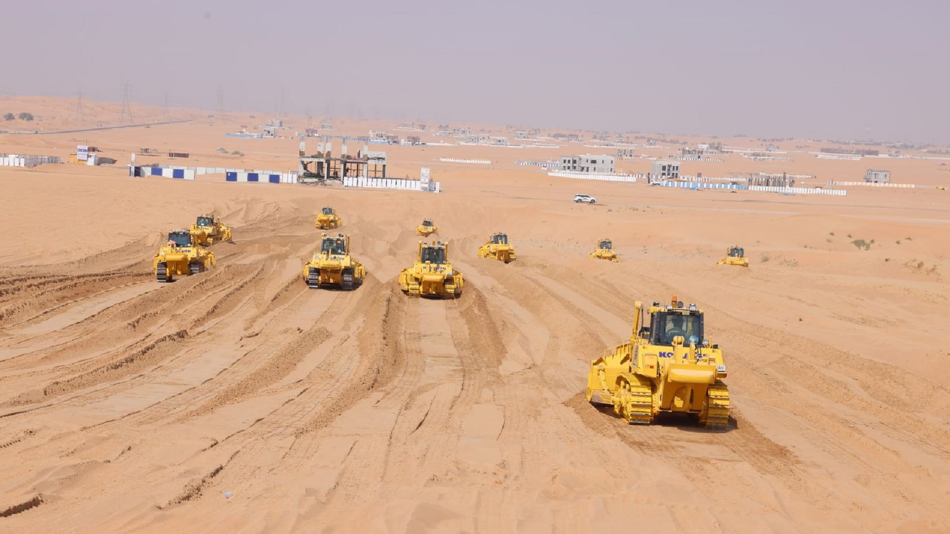 SM completes 85% of land grading work in Al Shanouf 