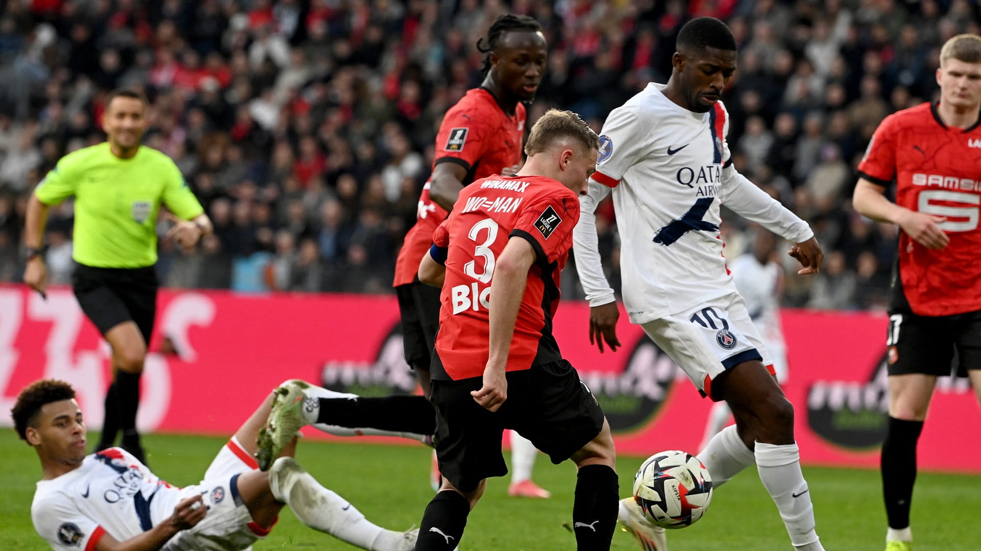 سان جرمان يقسو على رين في الدوري الفرنسي 