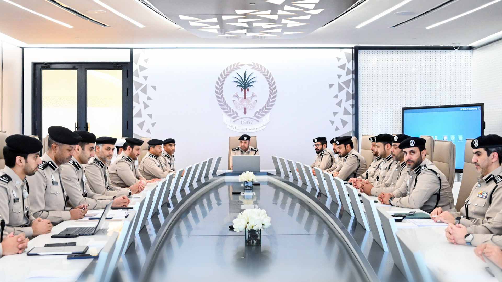 Bin Amer chairs Sharjah Police meetings on 2024 performance 