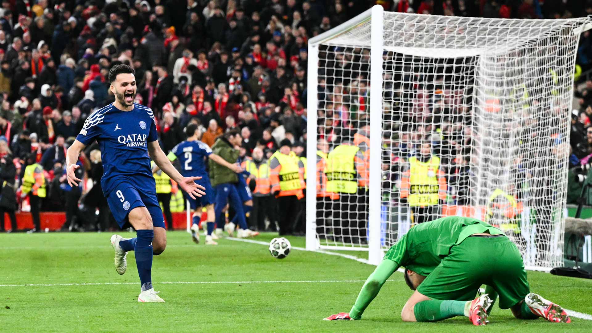  باريس سان جرمان يتأهل لربع نهائي دوري أبطال أوروبا 