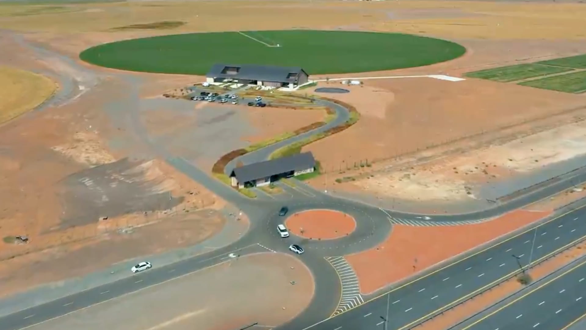 SRTA completes 19 km of roads in Mleiha’s dairy and wheat farms