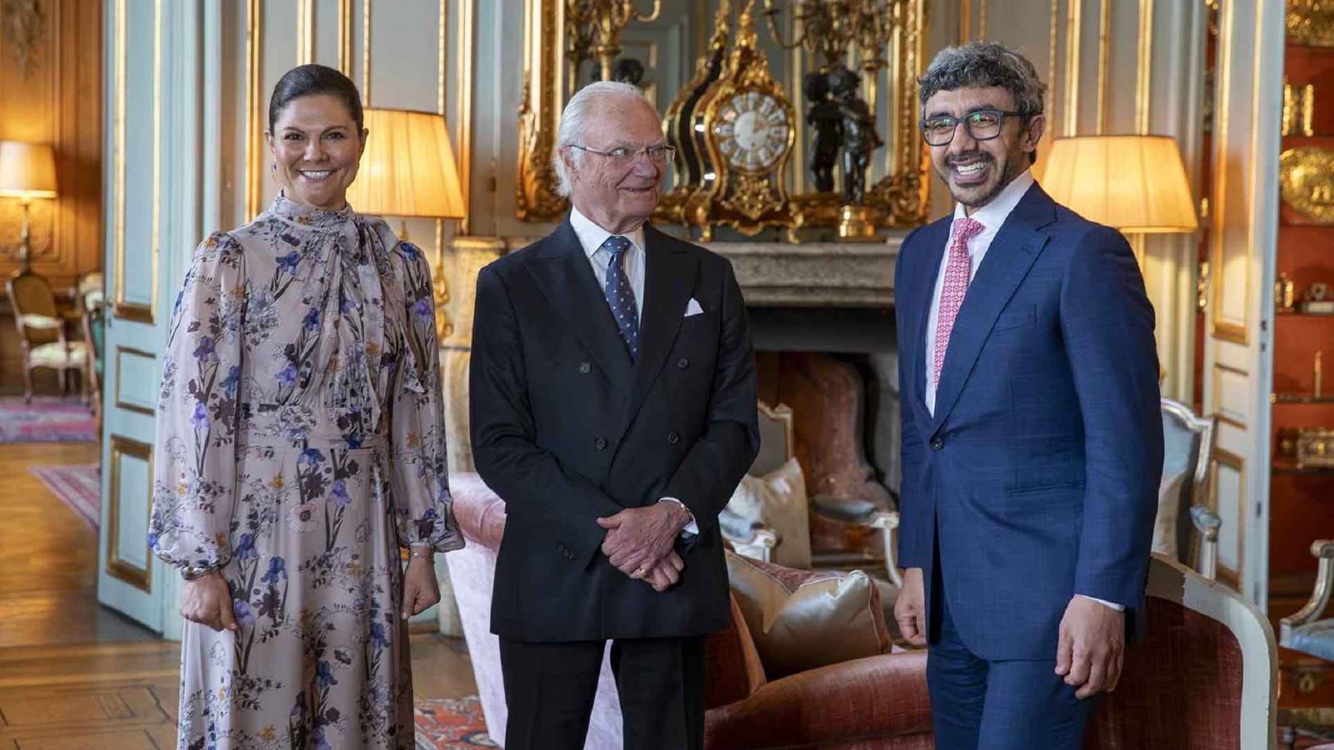 عبد الله بن زايد وملك السويد يبحثان سبل تعزيز التعاون