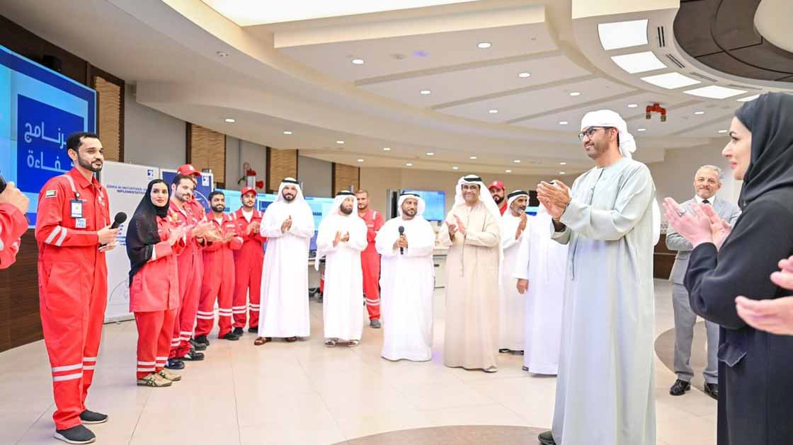 Sultan Al Jaber joins ADNOC employees for Iftar at Zirku Island 