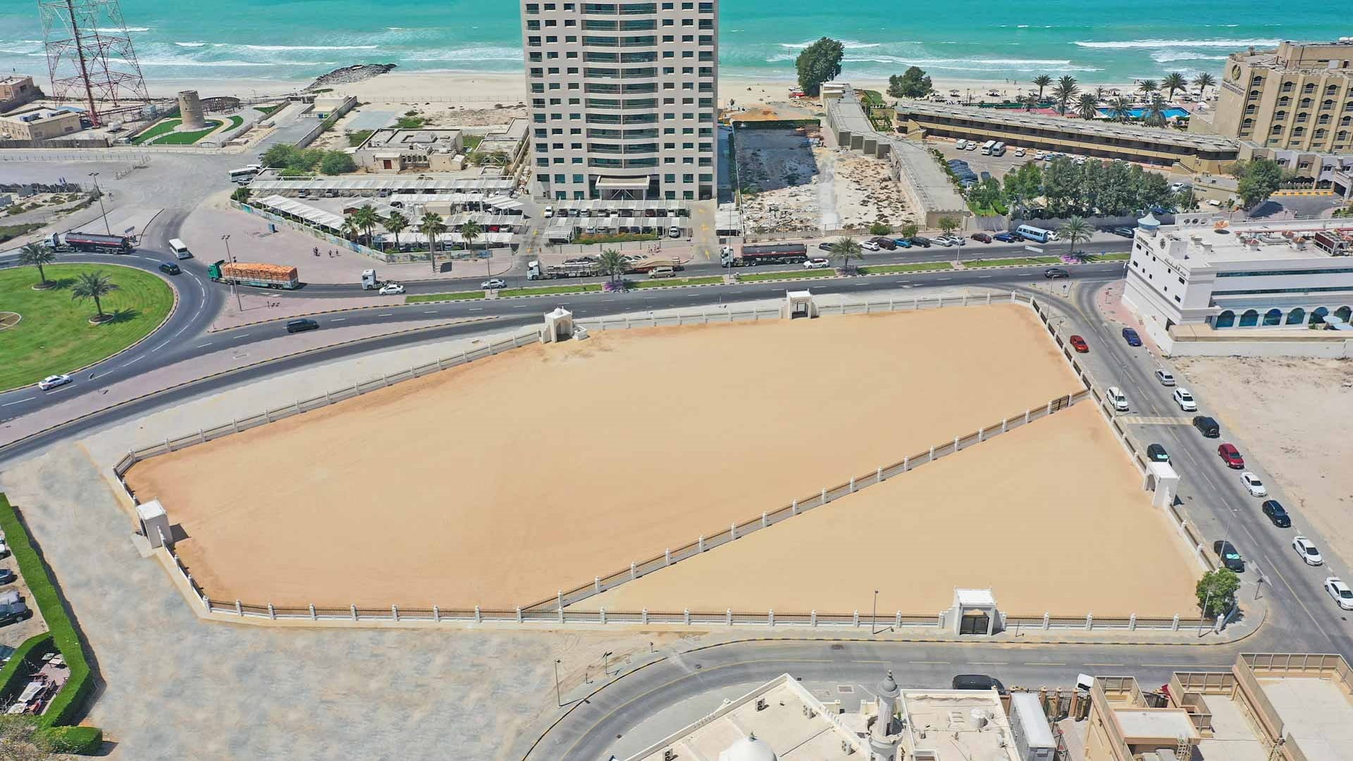 أشغال الشارقة تنجز "مصلى العيد" في منطقة الخالدية 