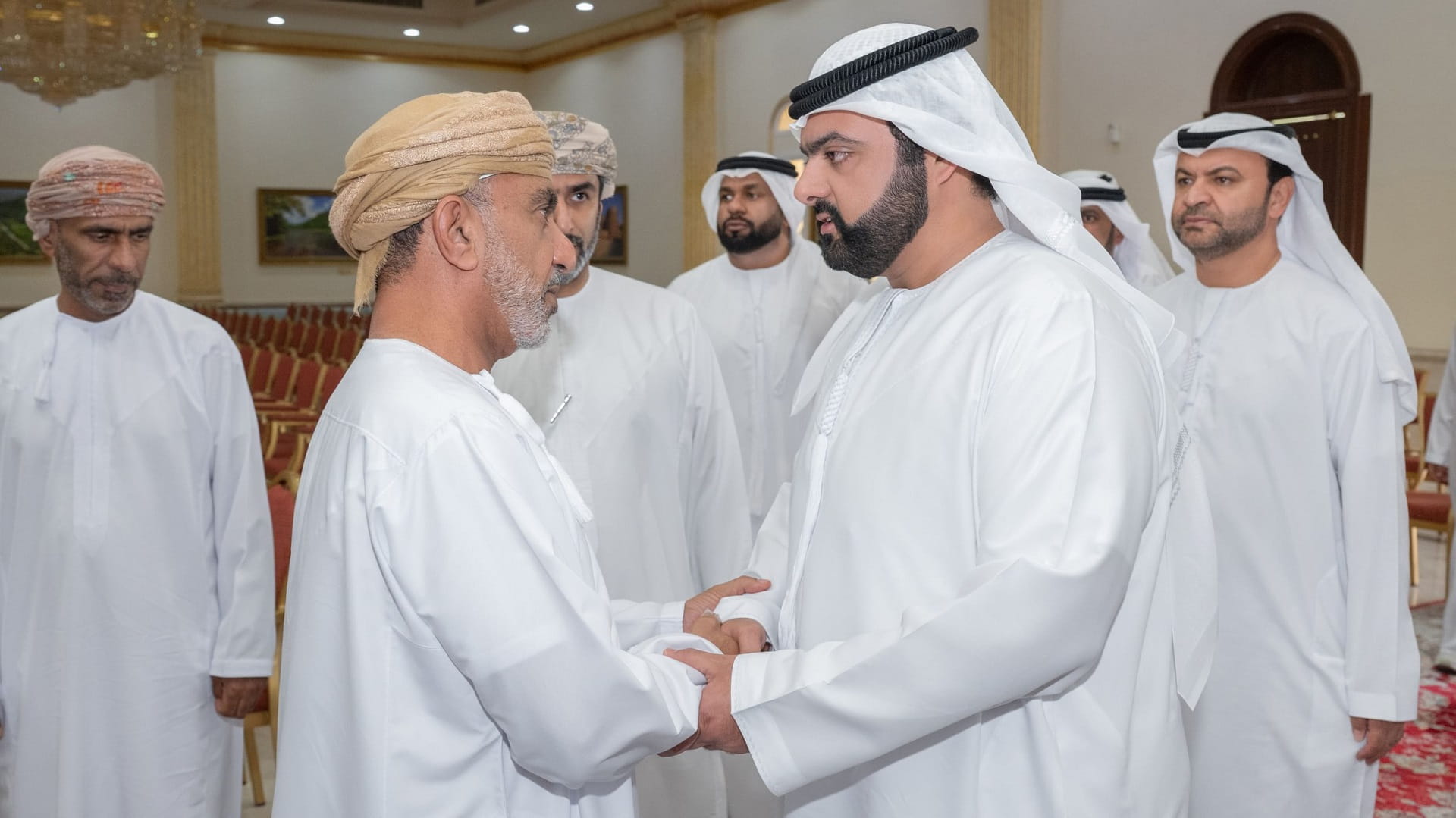 محمد الشرقي يعزي بوفاة سالم بن عبد الله سعيد الوهيبي في مسقط 