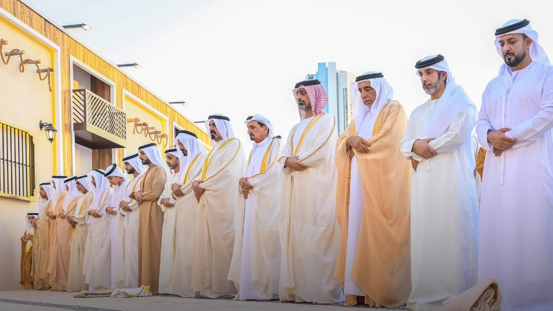 Ajman Ruler, Crown Prince perform Eid Al-Fitr prayer 