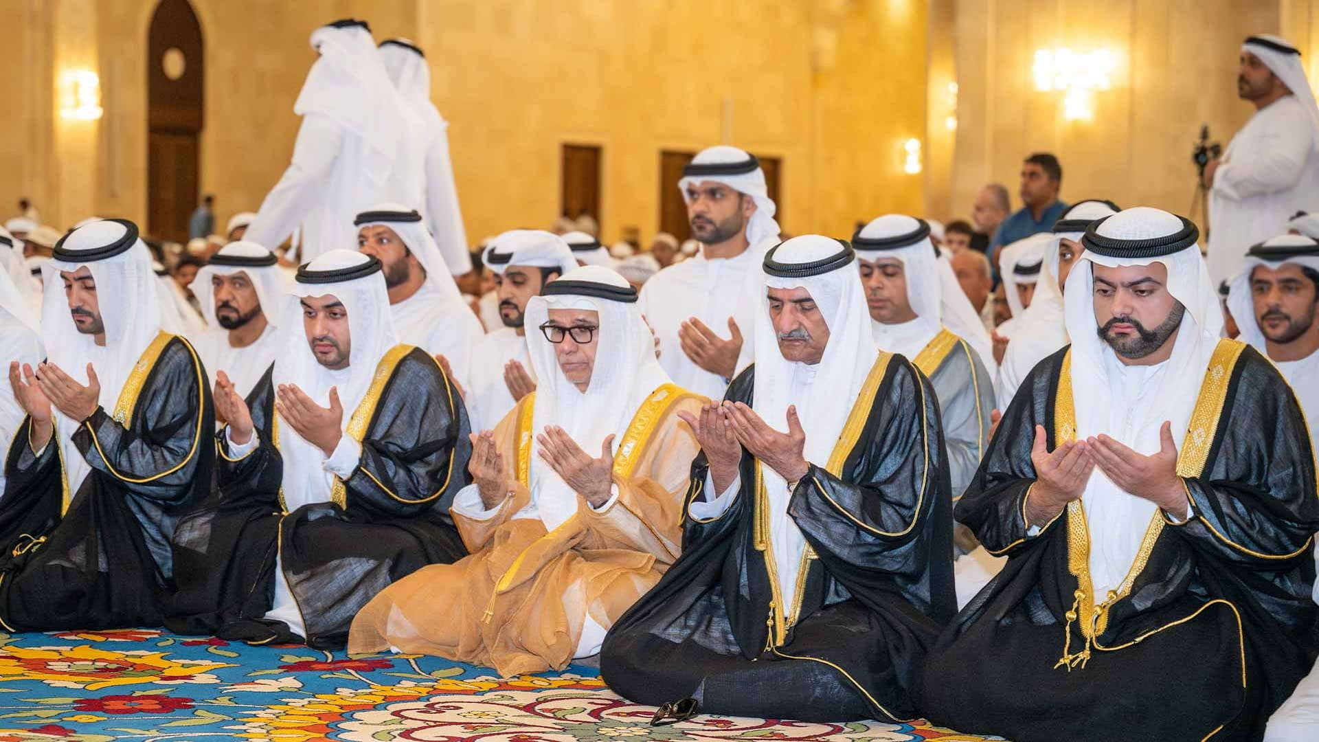 Hamad Al Sharqi performs Eid Al-Fitr prayer  