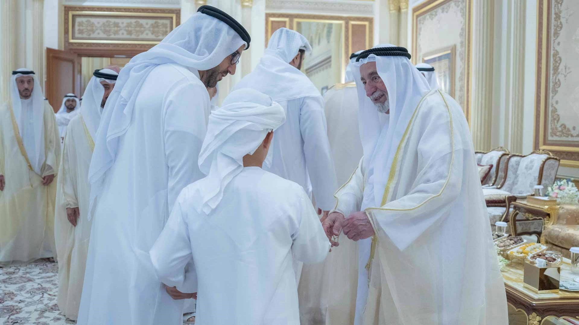 Sharjah Ruler receives Eid Al Fitr well-wishers 