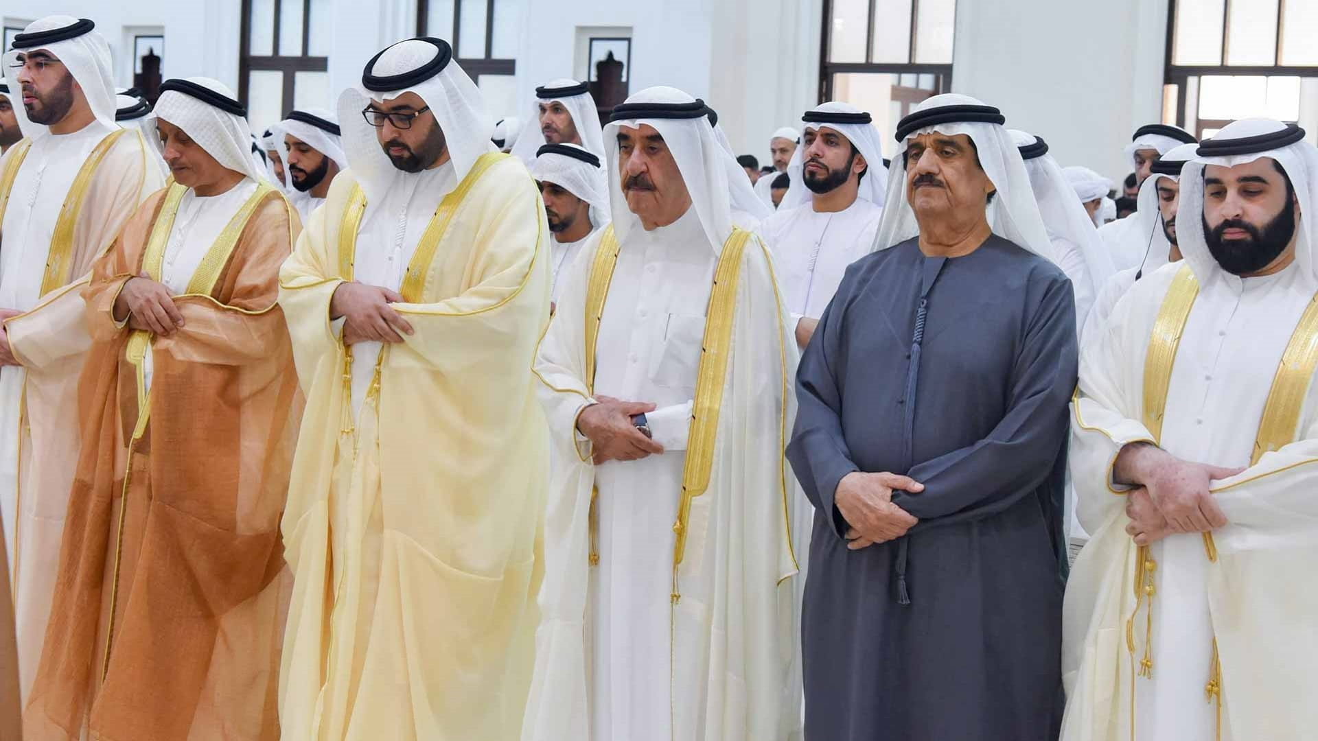 UAQ Ruler performs Eid Al-Fitr prayer 