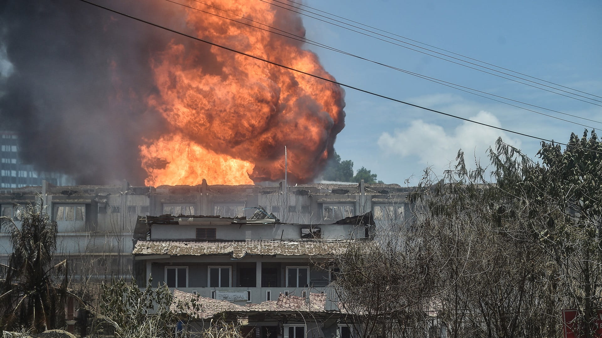 Burst gas pipe sparks colossal fire in Malaysia 1 
