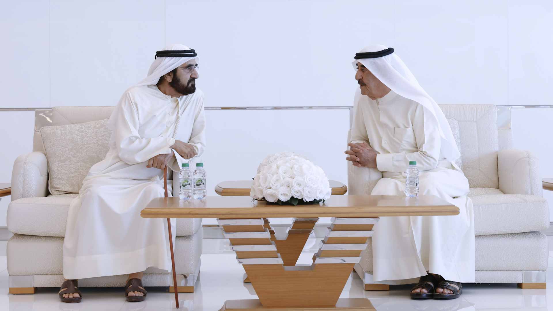 Mohammed bin Rashid condoles UAQ Ruler on passing of his mother 
