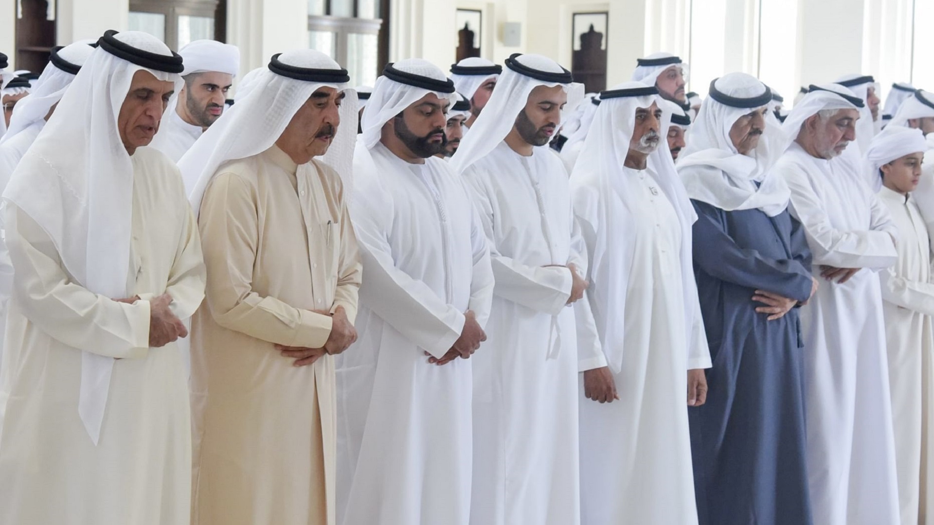 UAQ, RAK Rulers perform funeral prayer on Hassa Al Shamsi 