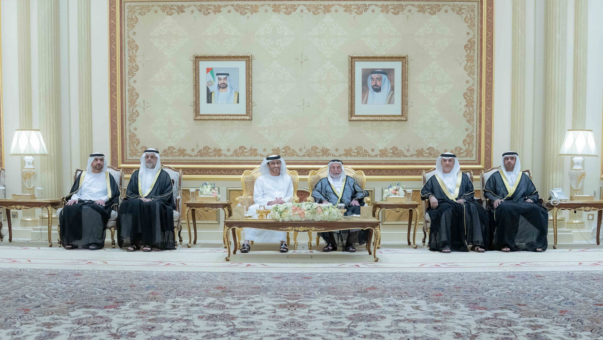 Image for the title: Sharjah Ruler receives Eid well-wishers 