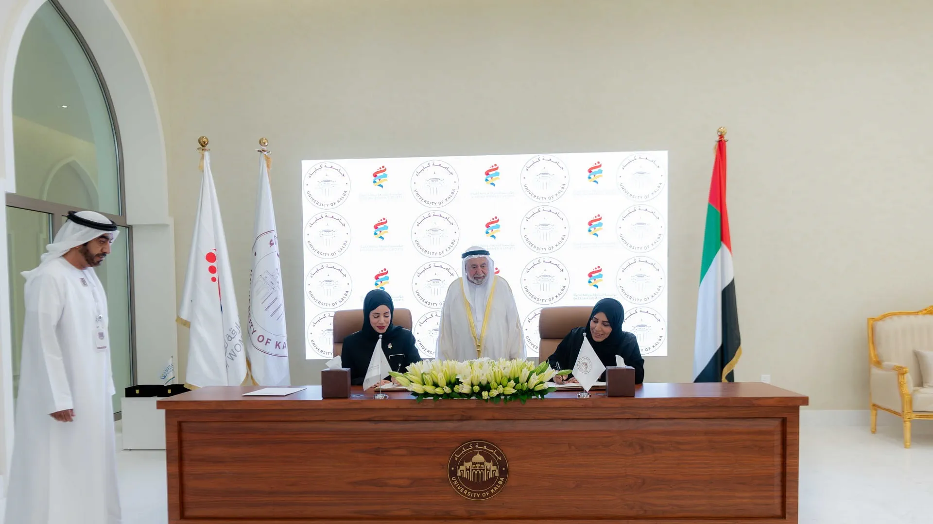 Sharjah Ruler witnesses Women's Sports & University of Kalba MoU 