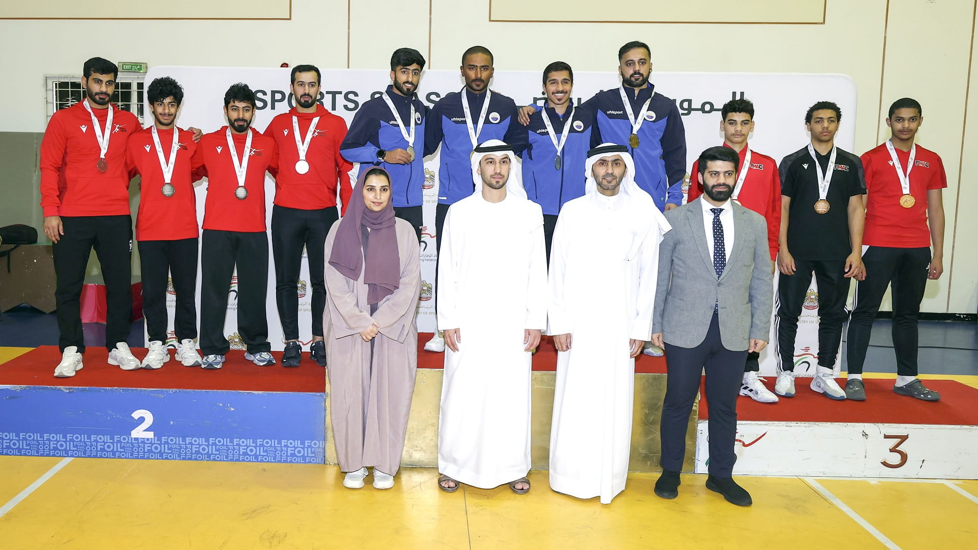 الشارقة يتوج بلقب بطولة الاتحاد للمبارزة