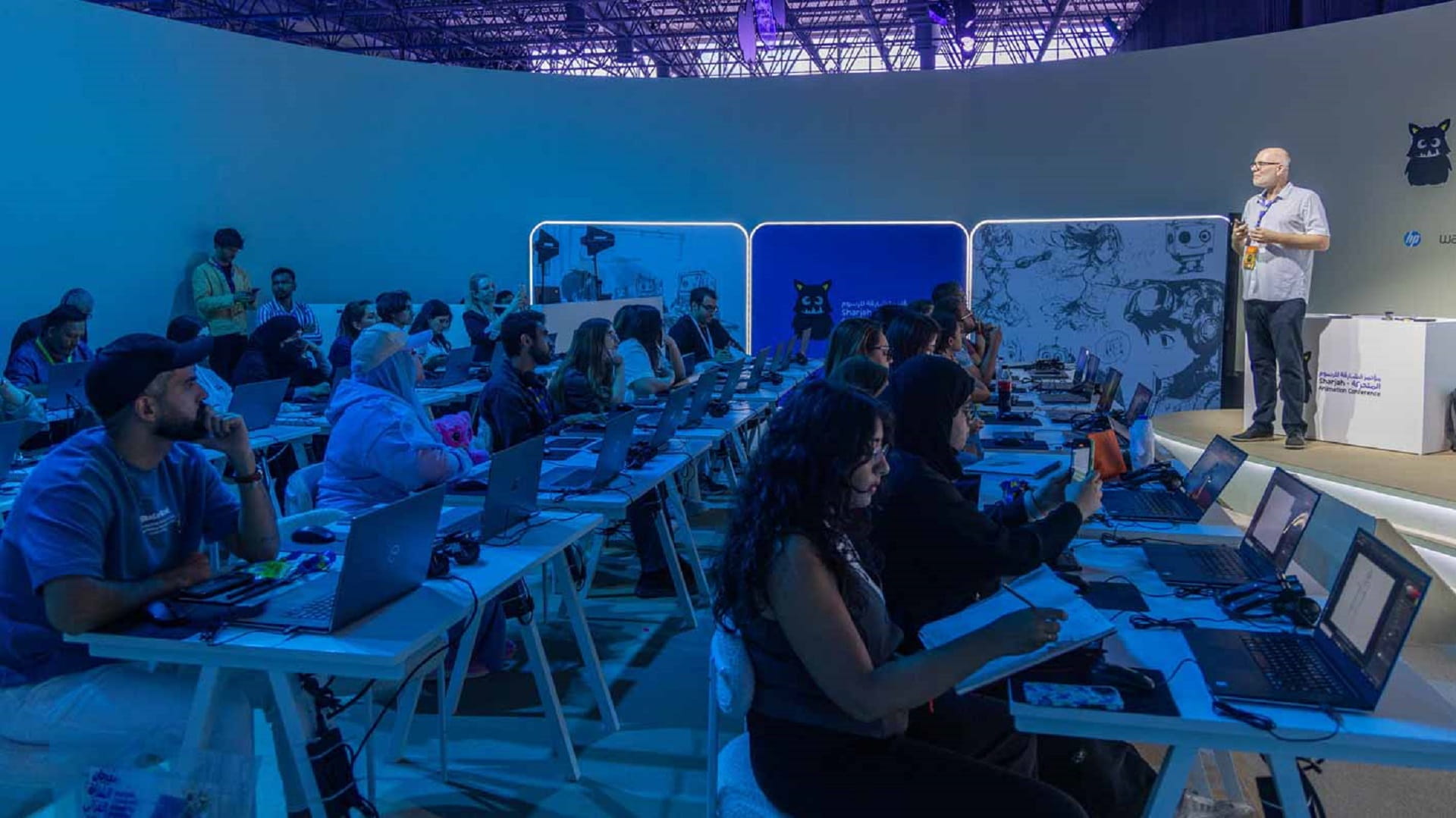 Tom Bancroft wows crowds at Sharjah Animation Conferencee 