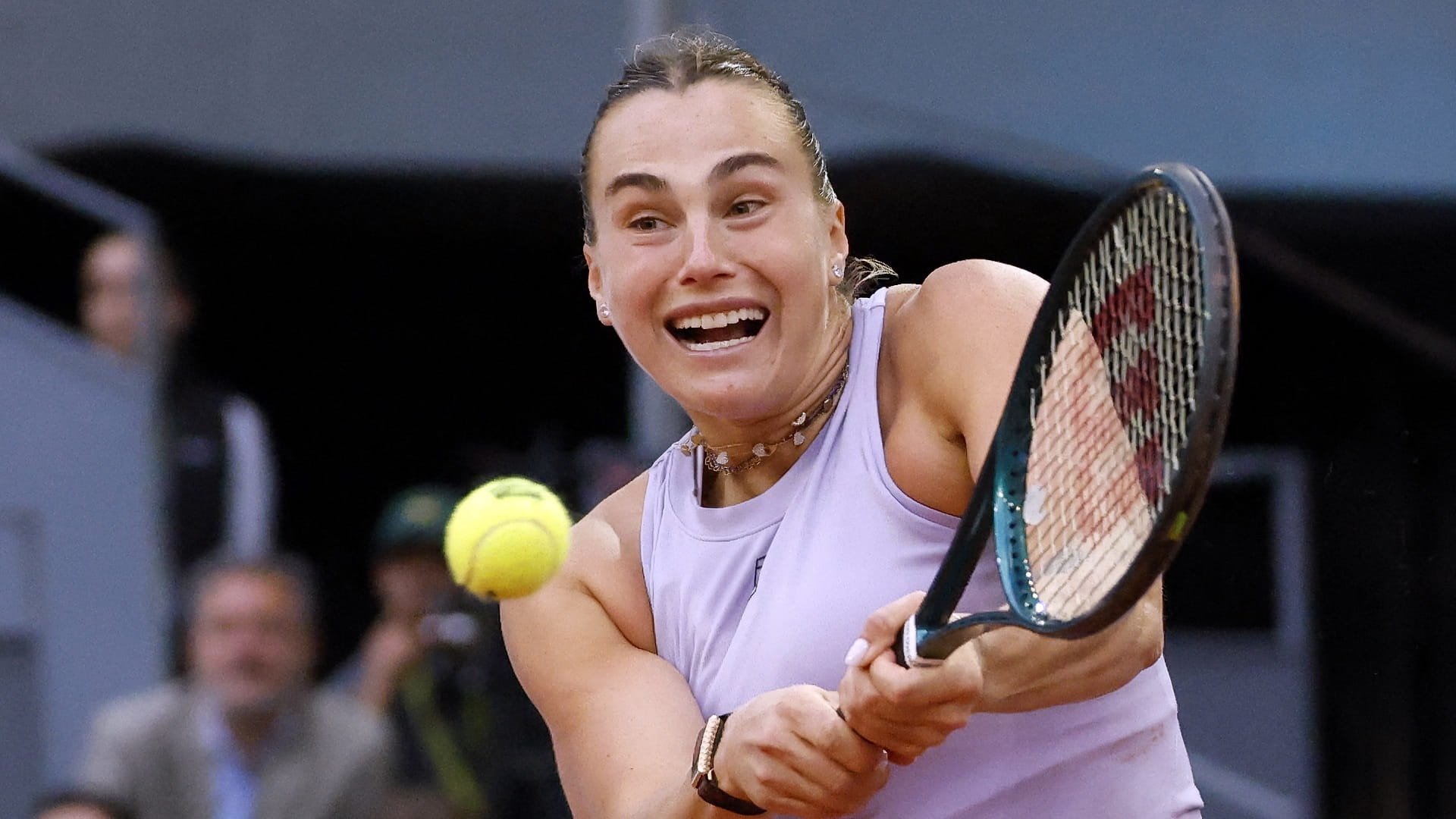 البيلاروسية سابالينكا تتوّج بلقب بطولة مدريد للتنس  