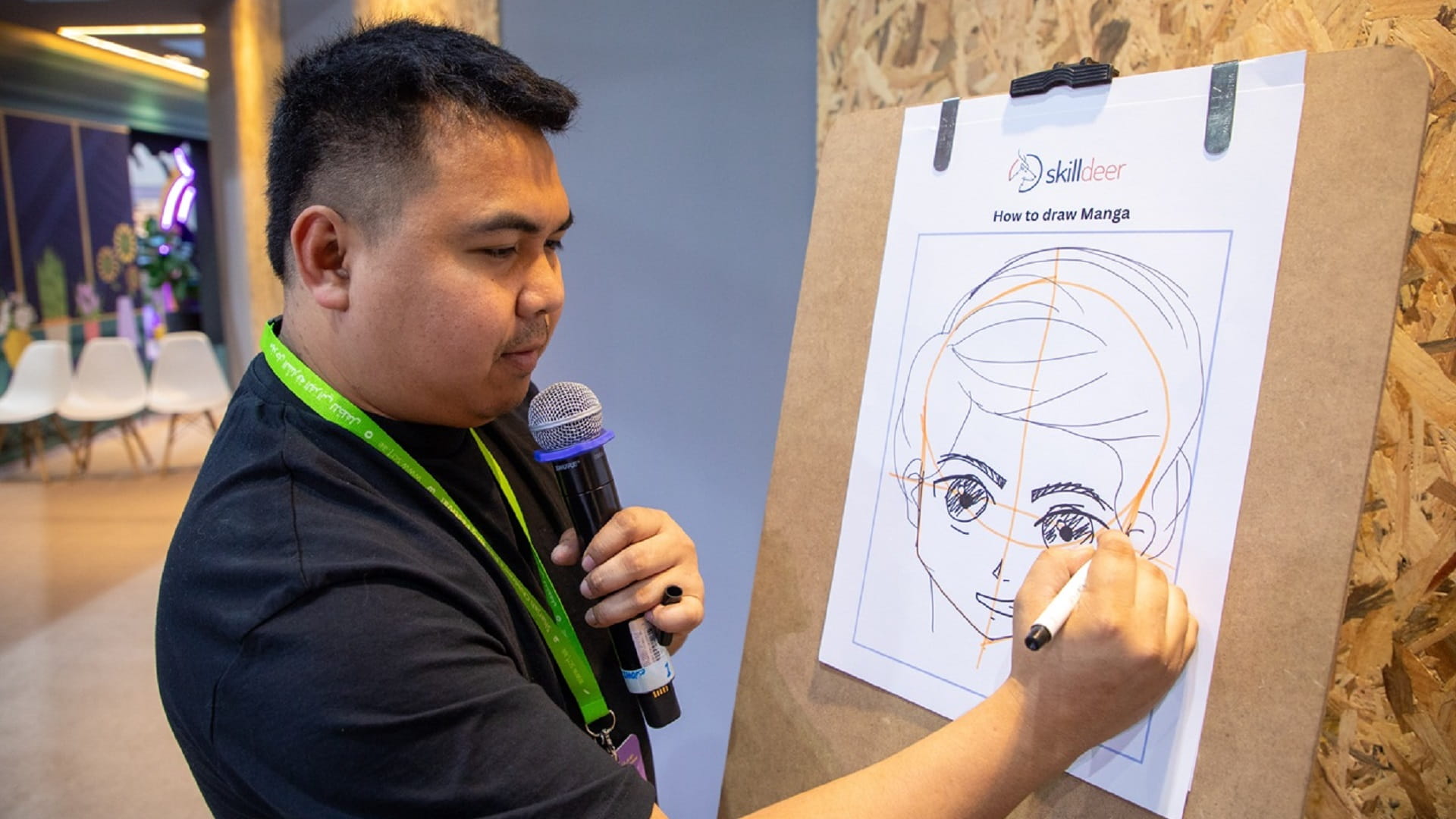 Imagination takes shape at Manga Drawing workshop during SCRF 